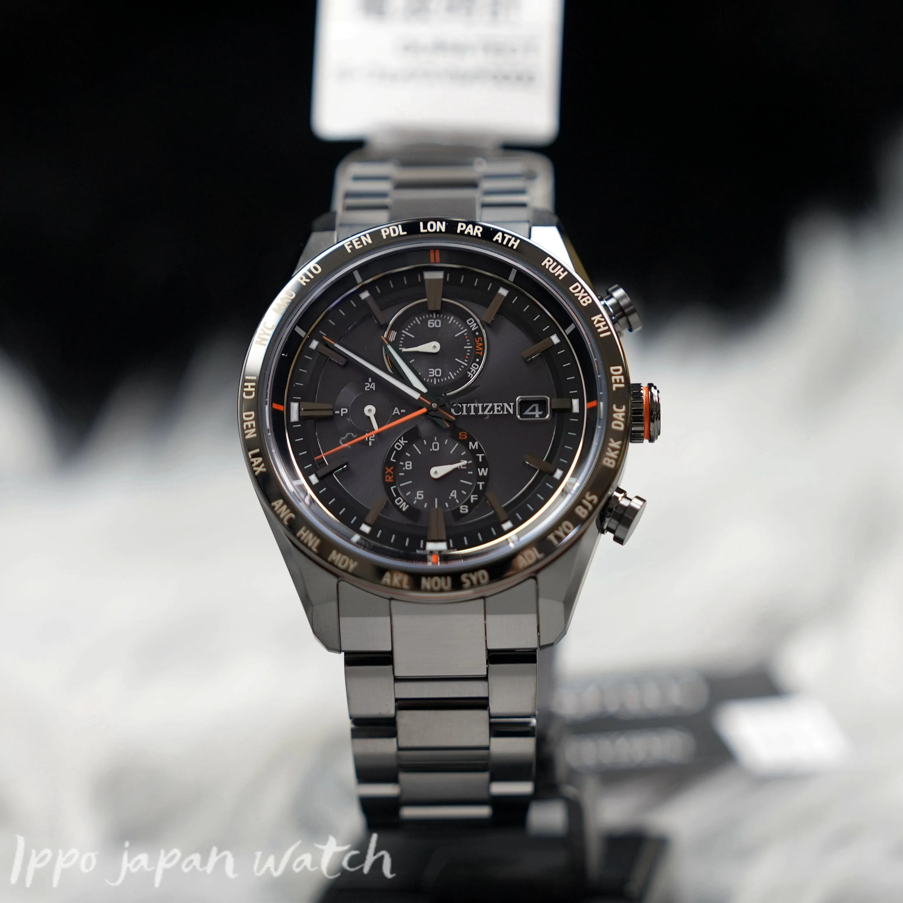 CITIZEN ATTESA  AT8185-62E Titanium Eco-Drive Radio Wave Watch