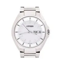 CITIZEN ATTESA Eco Drive Radio ClockDay Date AT6050-54A Men's Watch