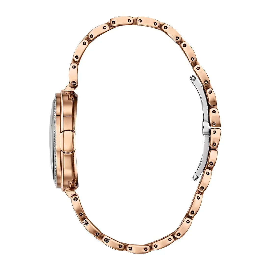 Citizen Capella Ladies Eco Drive Rose Tone and Diamond Watch