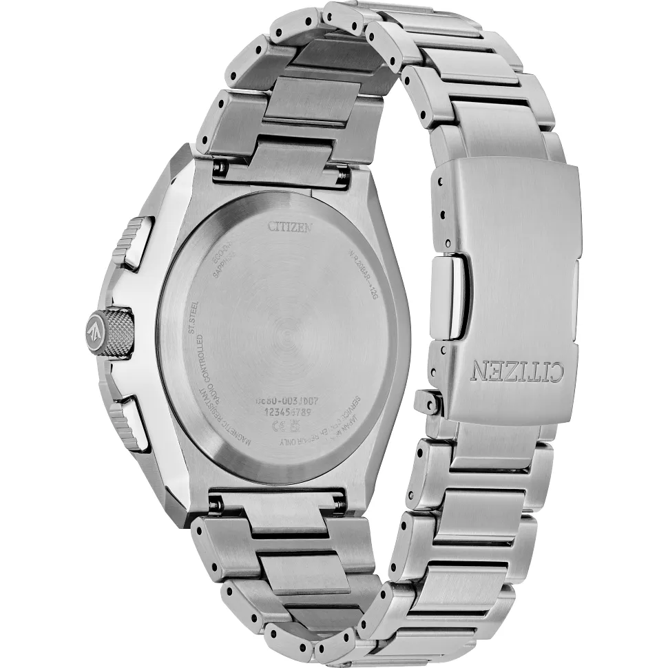 Citizen Eco-Drive Promaster Skyhawk Stainless Steel Bracelet Black Dial Watch JY8120-58E