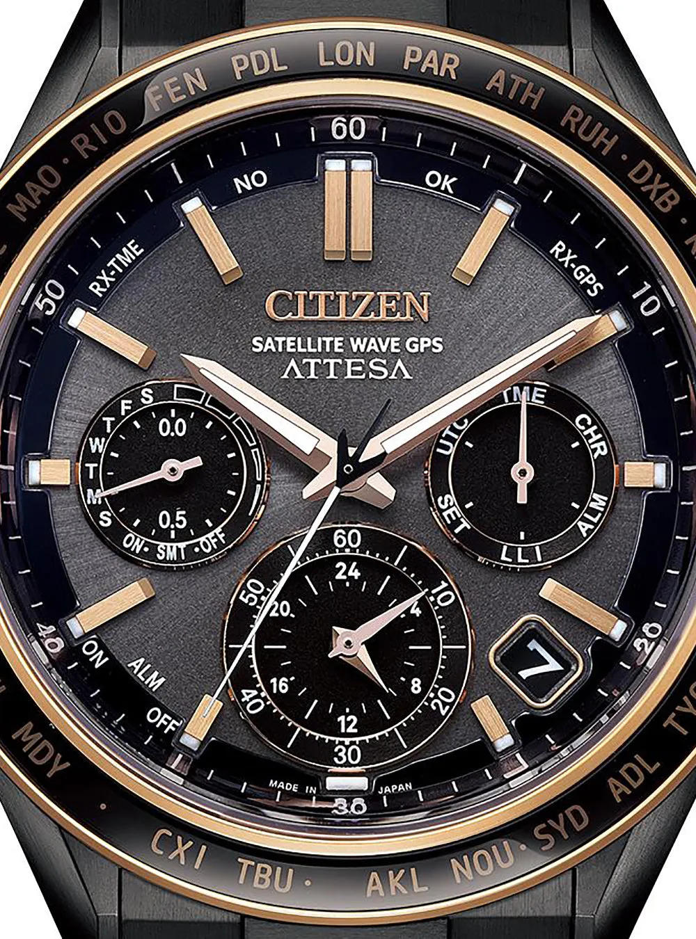 CITIZEN WATCH ATTESA ACT LINE SUPER TITANIUM / SATELLITE TIMEKEEPING CC4074-61W MADE IN JAPAN JDM