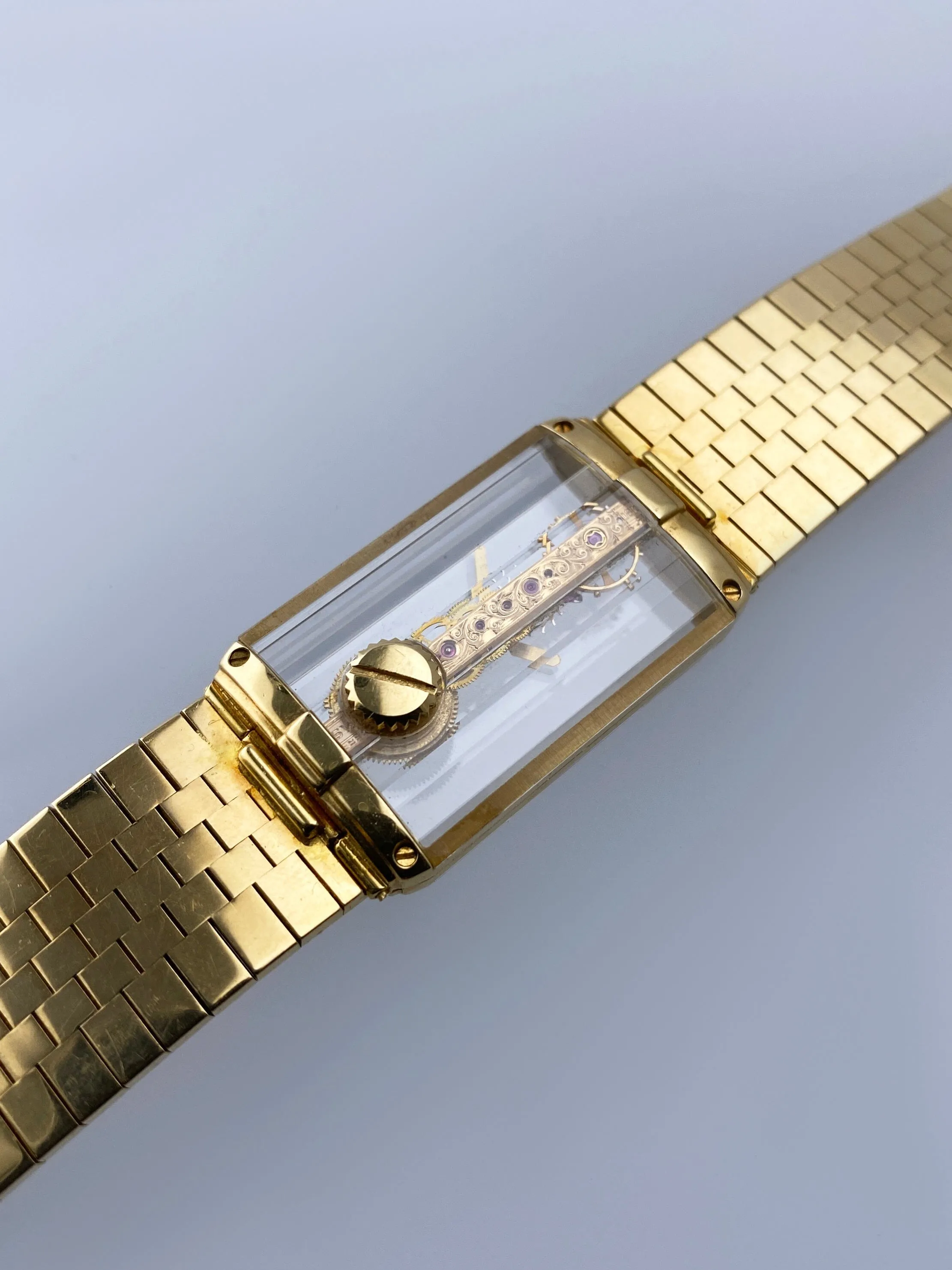 Corum Golden Bridge Diamond Yellow Gold Ladies Watch