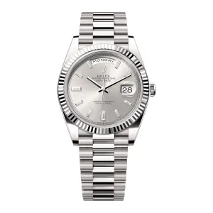 Day-Date 40 Oyster, 40 mm, White Gold