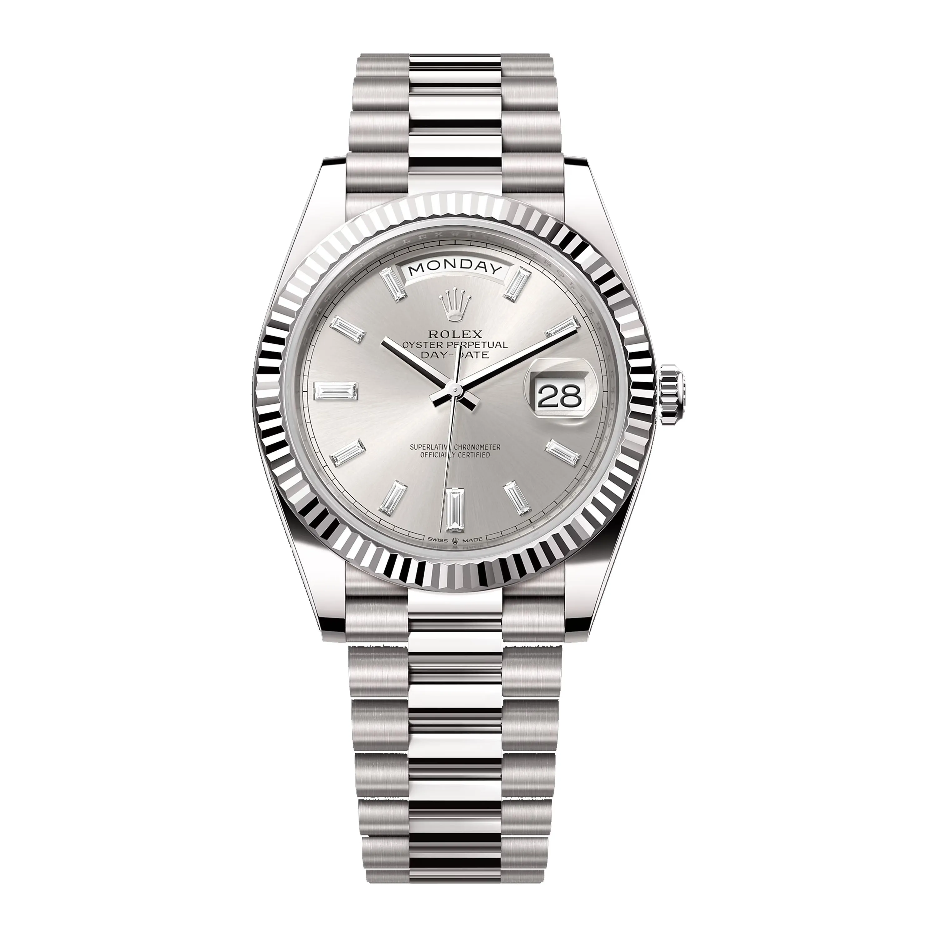 Day-Date 40 Oyster, 40 mm, White Gold