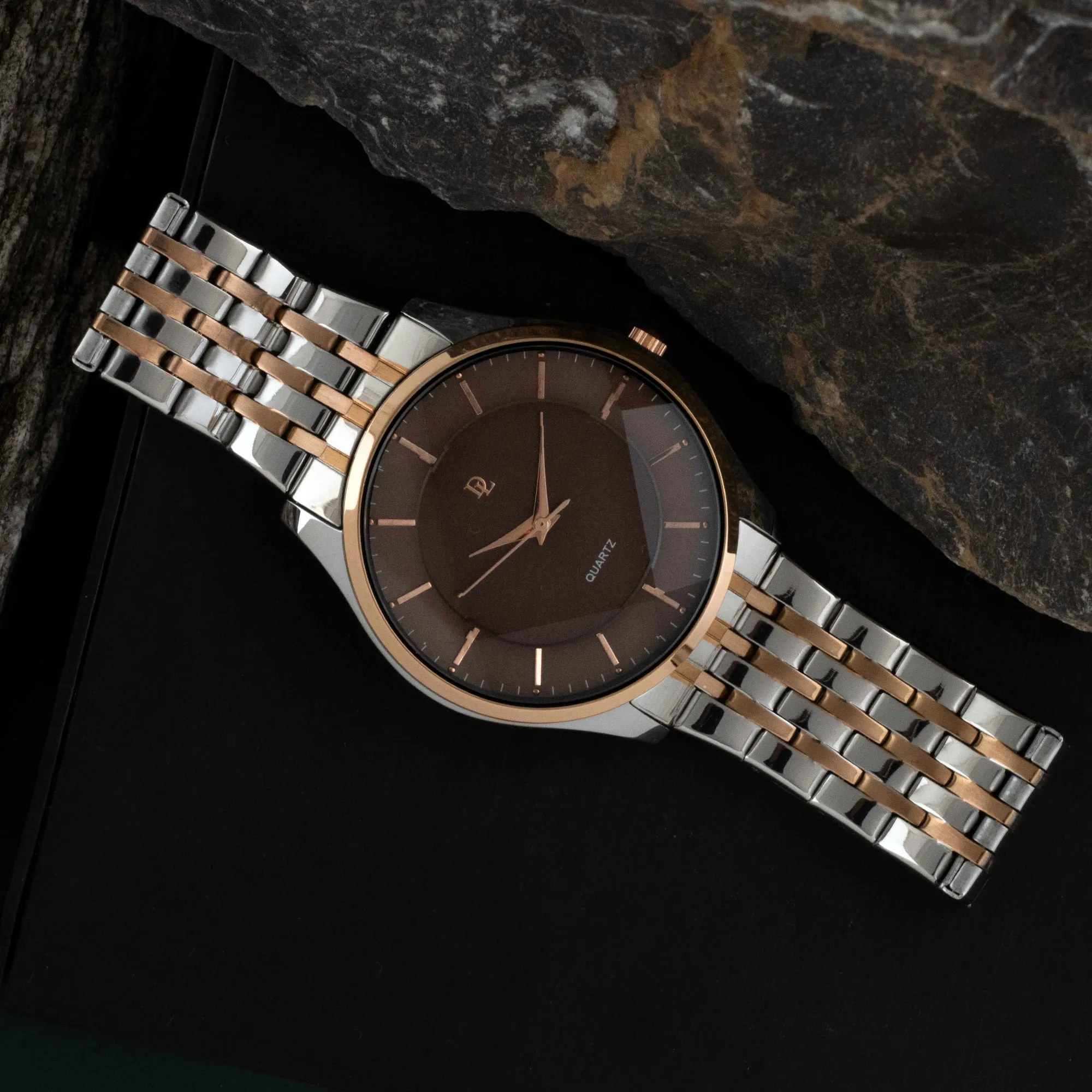 Delawrence Crystal Carve Men's watch