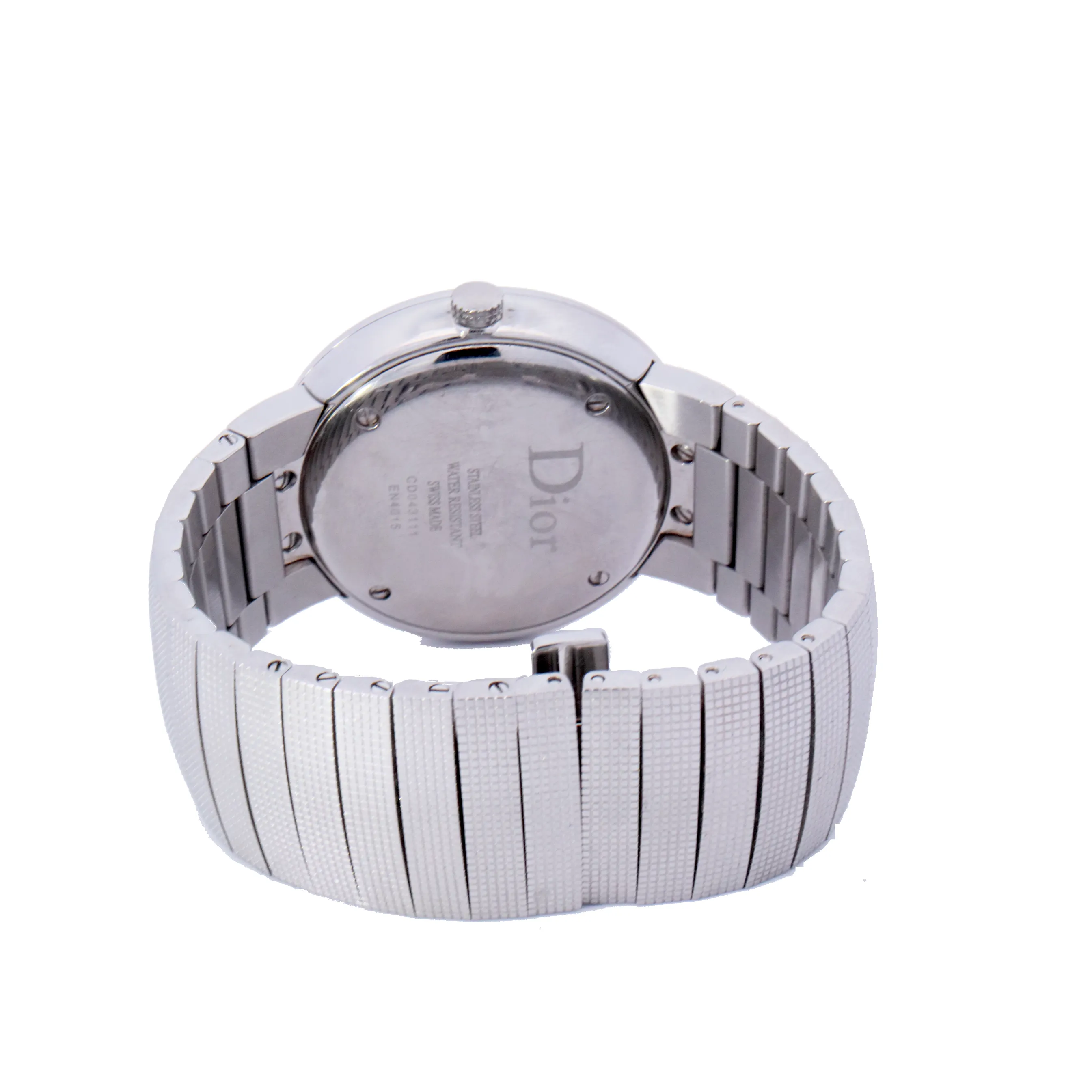 Dior Stainless Steel 34mm Diamond Dial Watch | Ref# DIORC0043111