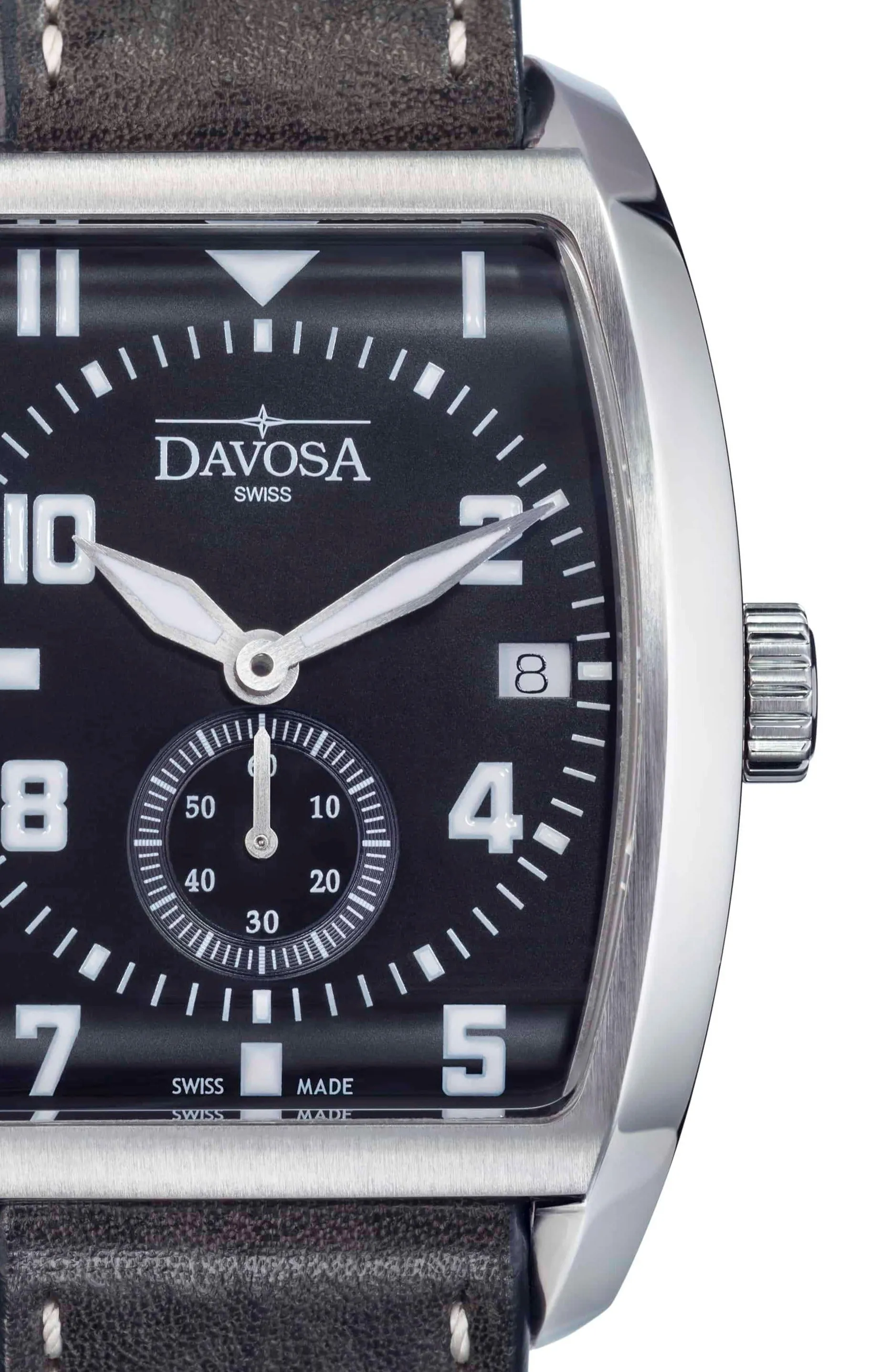 Evo 1908 Automatic Swiss-Made Black Executive Watch 16157556