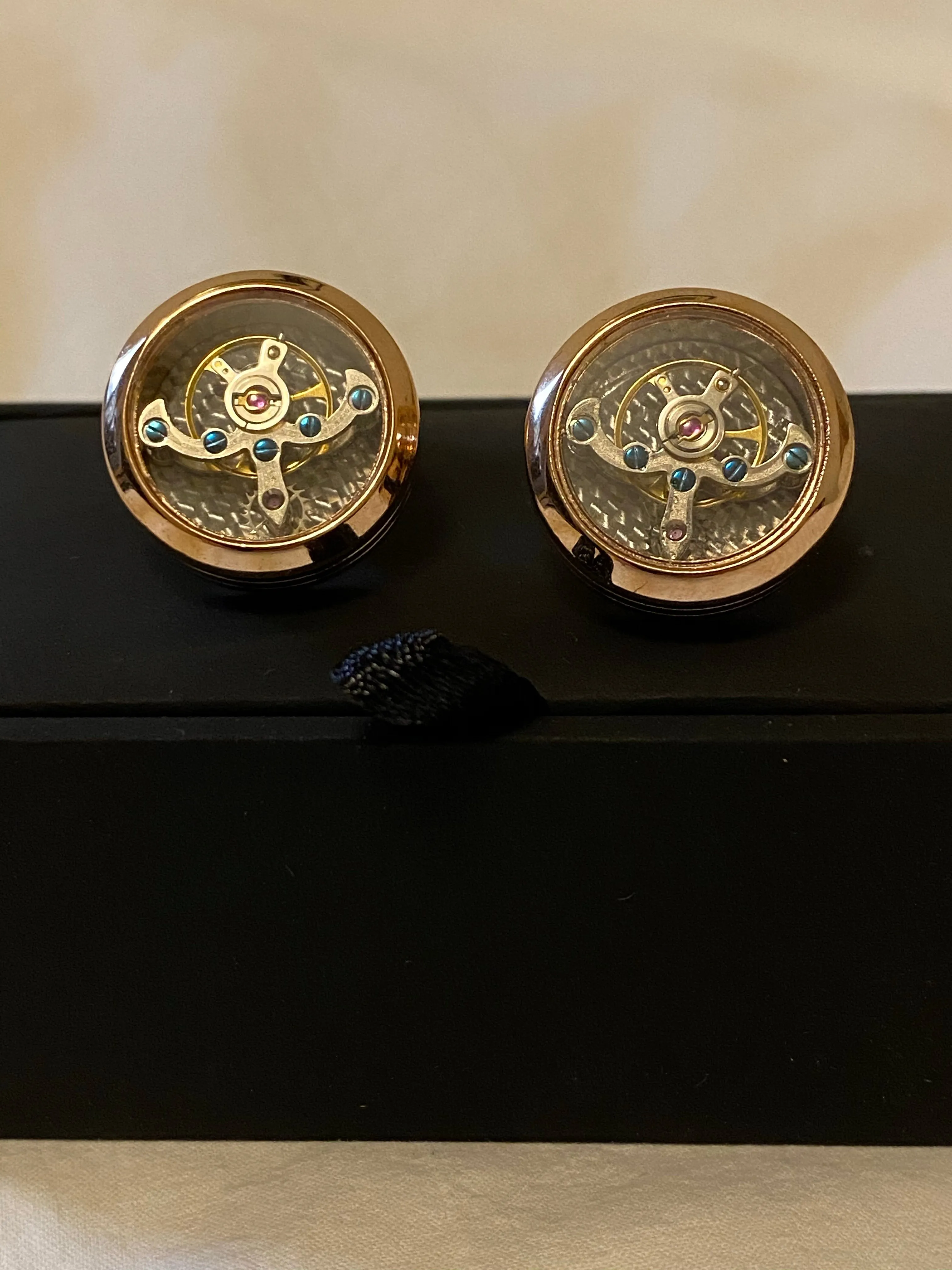 Faioki Cufflinks with balance wheel