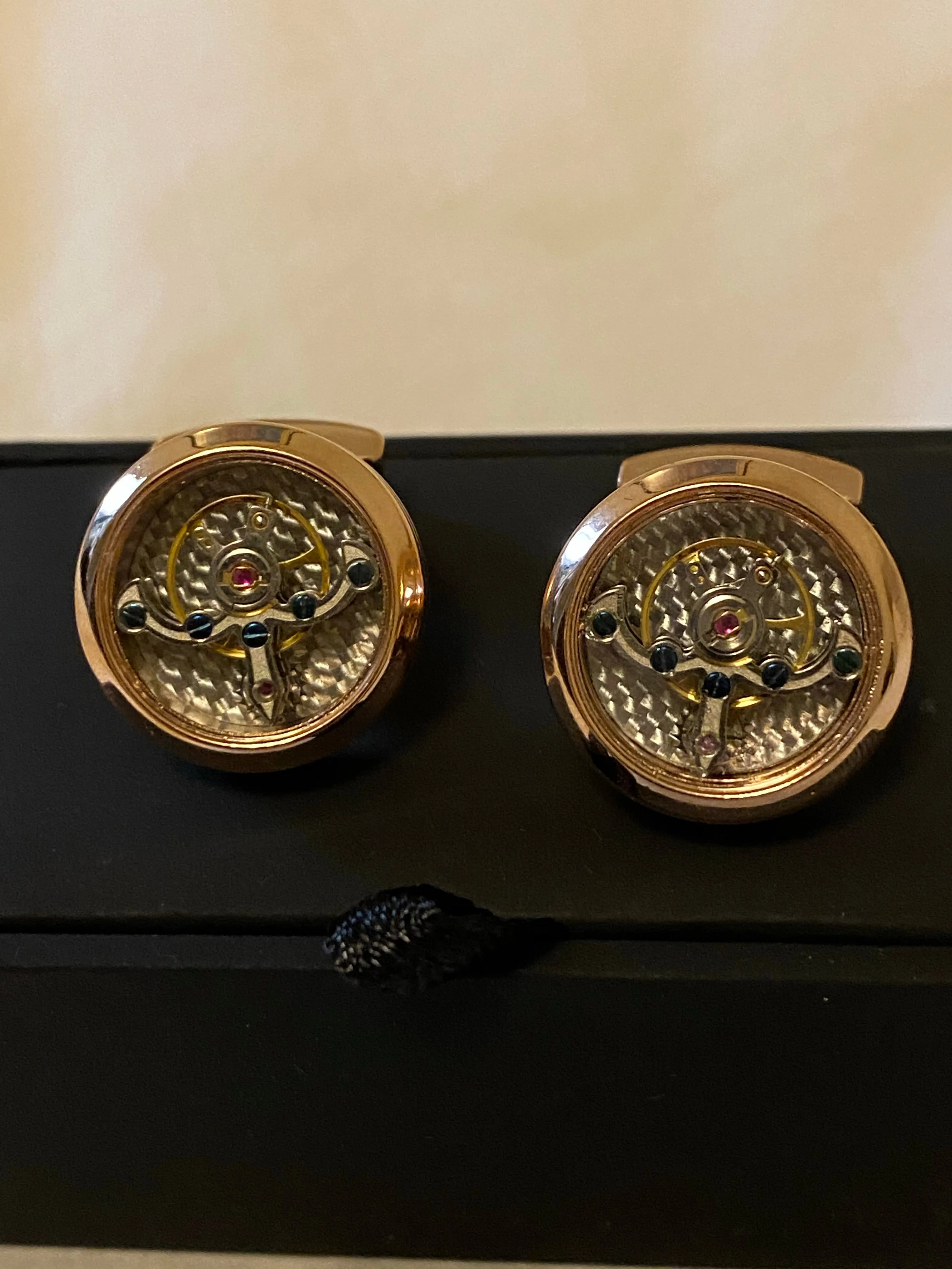 Faioki Cufflinks with balance wheel