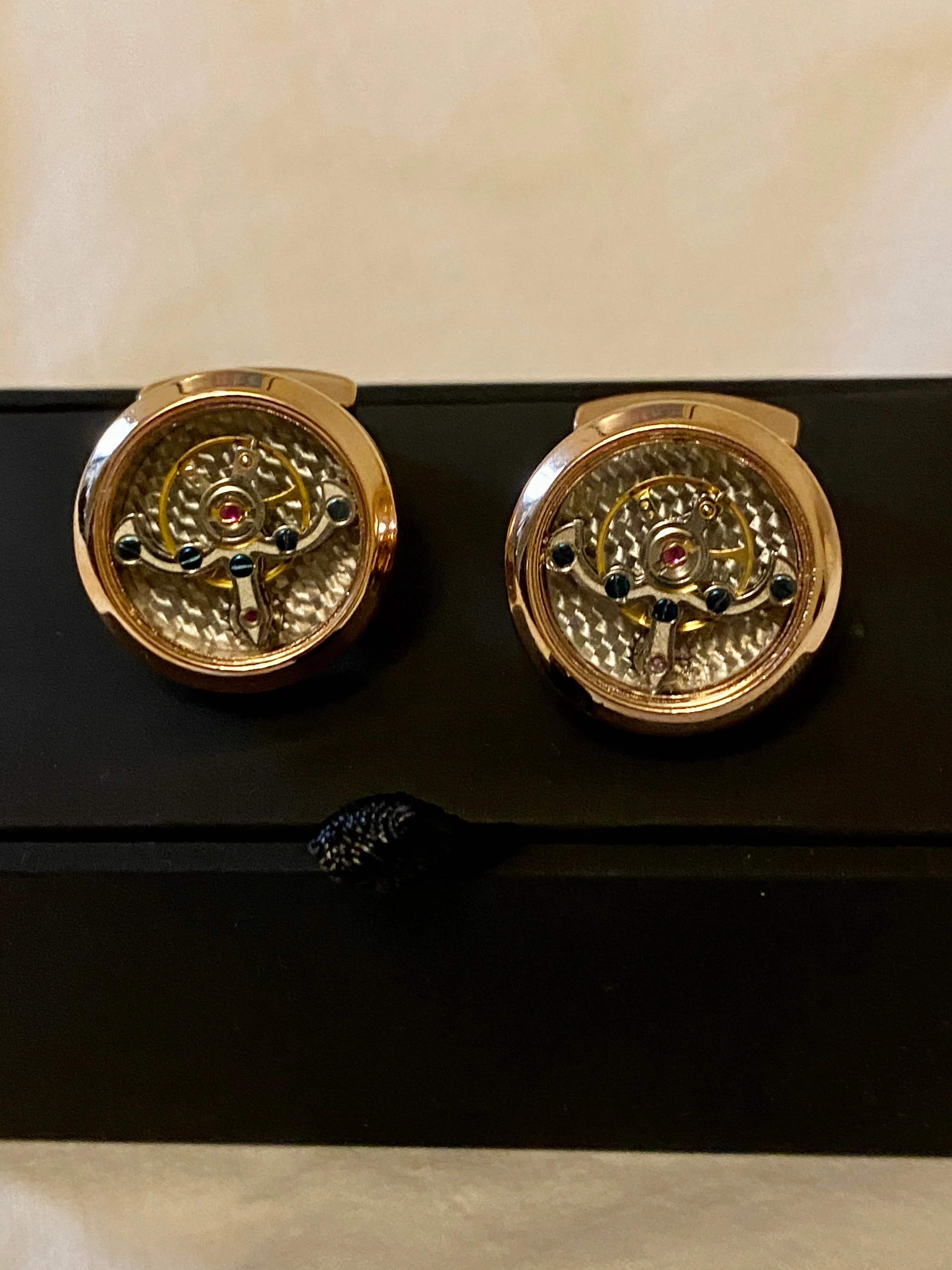 Faioki Cufflinks with balance wheel