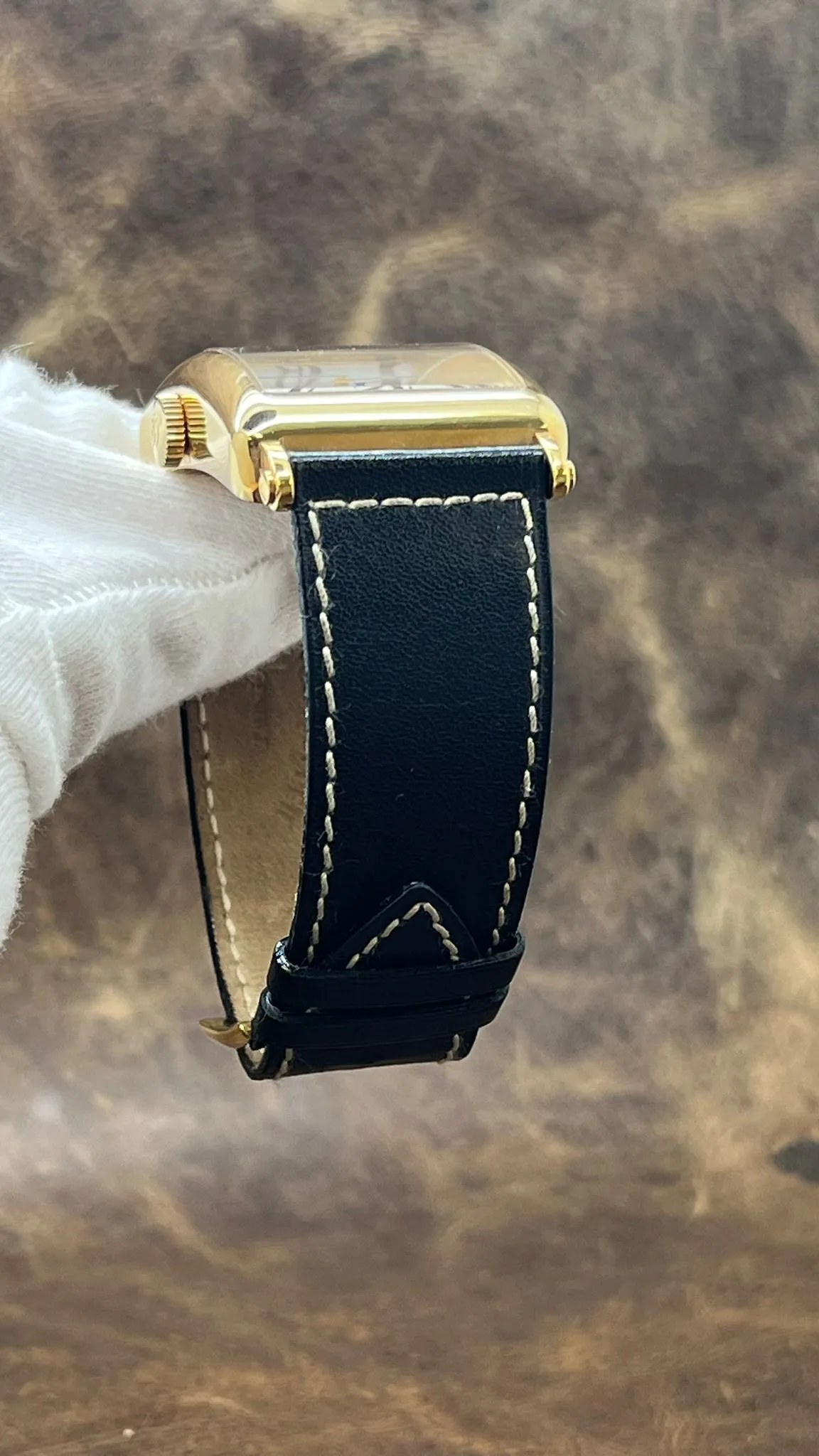Franck Muller Long Island Master Banker 18K Yellow Gold 1200MB Silver Dial Automatic Men's Watch