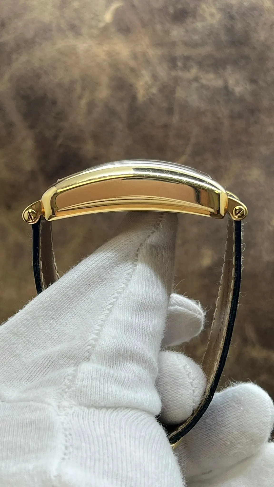 Franck Muller Long Island Master Banker 18K Yellow Gold 1200MB Silver Dial Automatic Men's Watch