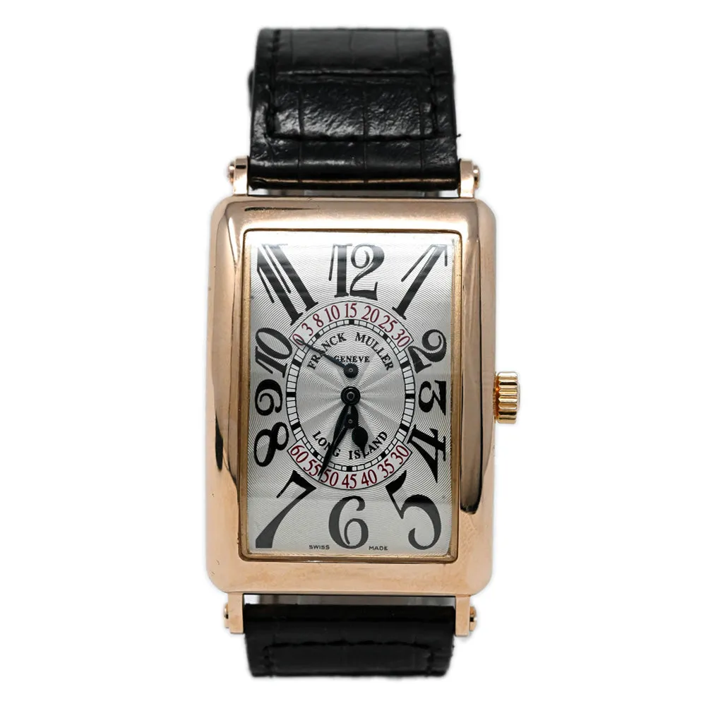 Franck Muller Long Island Rose Gold 45mm Off White Arabic Numeral Dial Watch Reference #: 1100 DS R