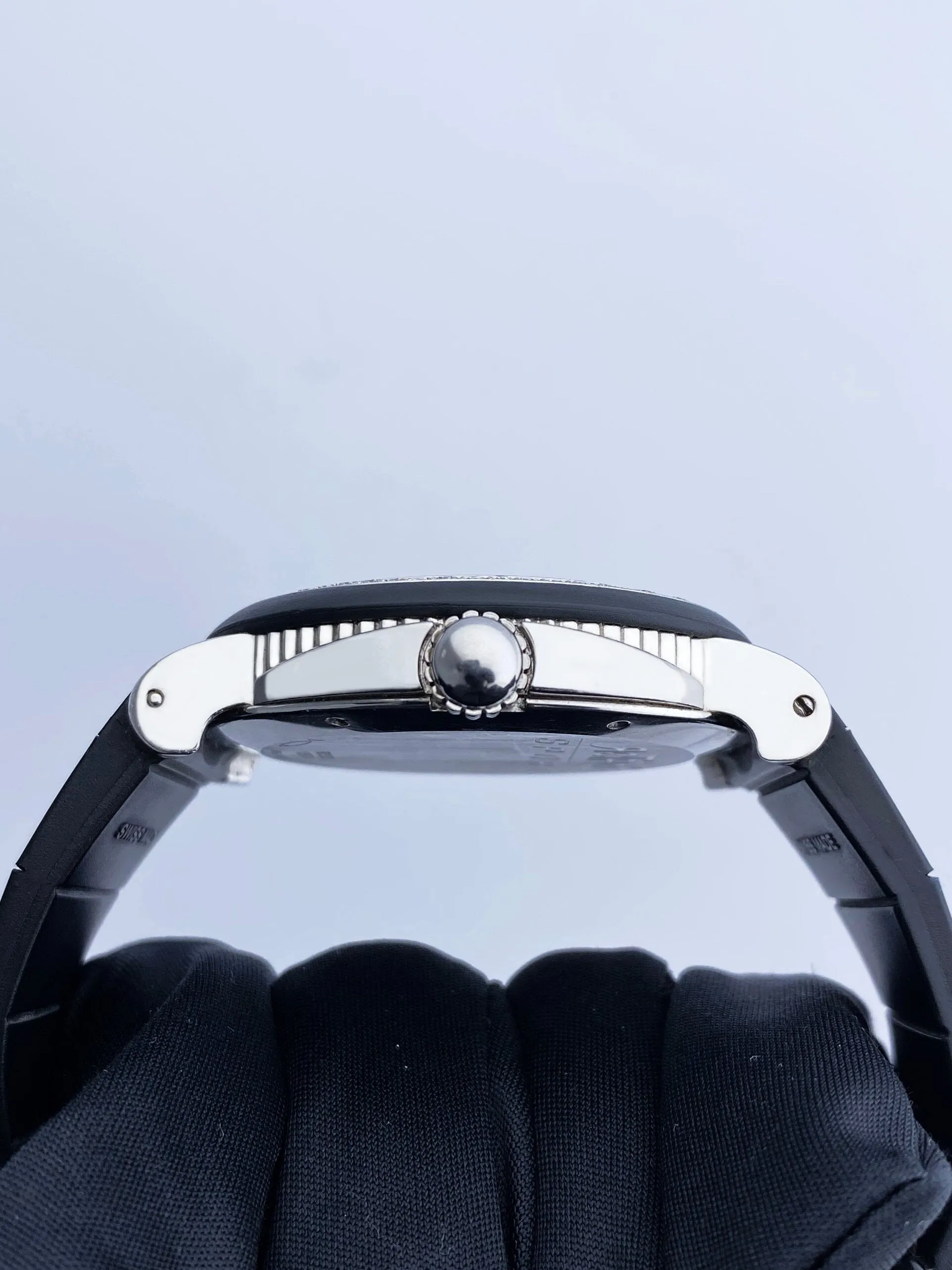 Gérald Genta Retro Sport RSP.X.10 Diamonds Dial Mens Watch Box Papers