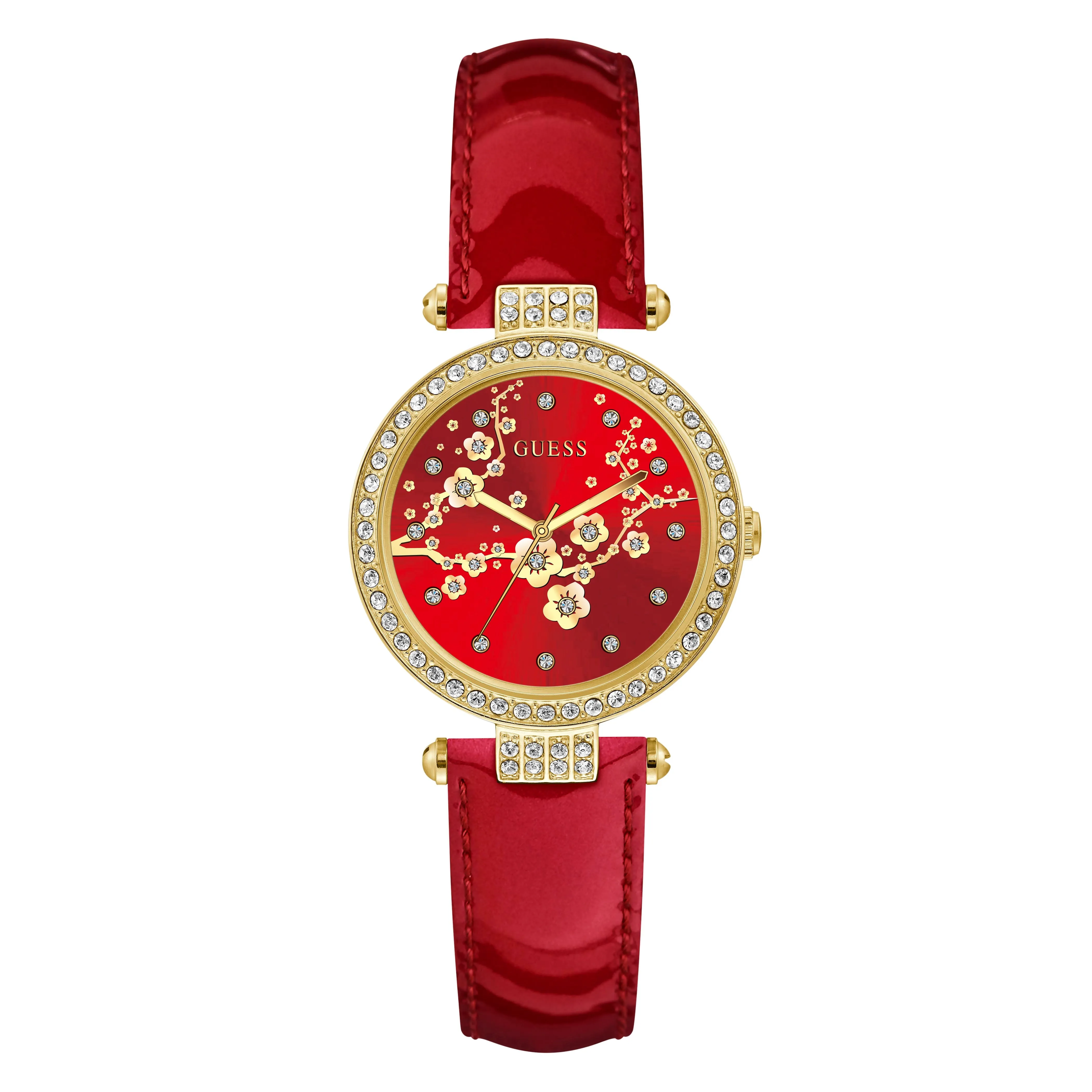 Guess Women's Watch Gold Tone Case Quartz