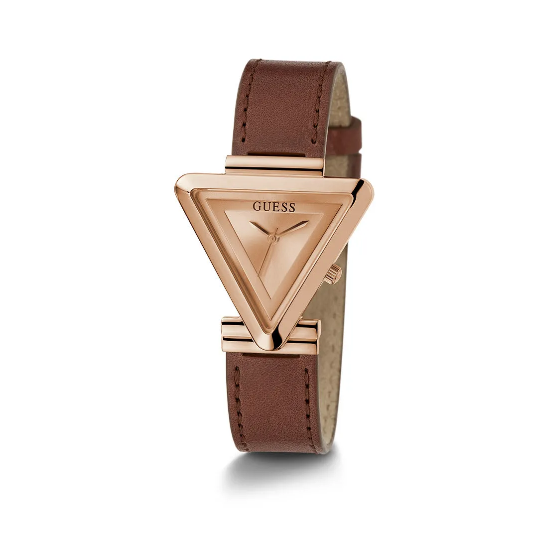 Guess Women's Watch Rose Gold Tone Case Quartz