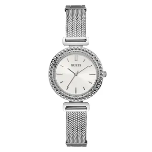 Guess Women's Watch Silver Tone Case Quartz