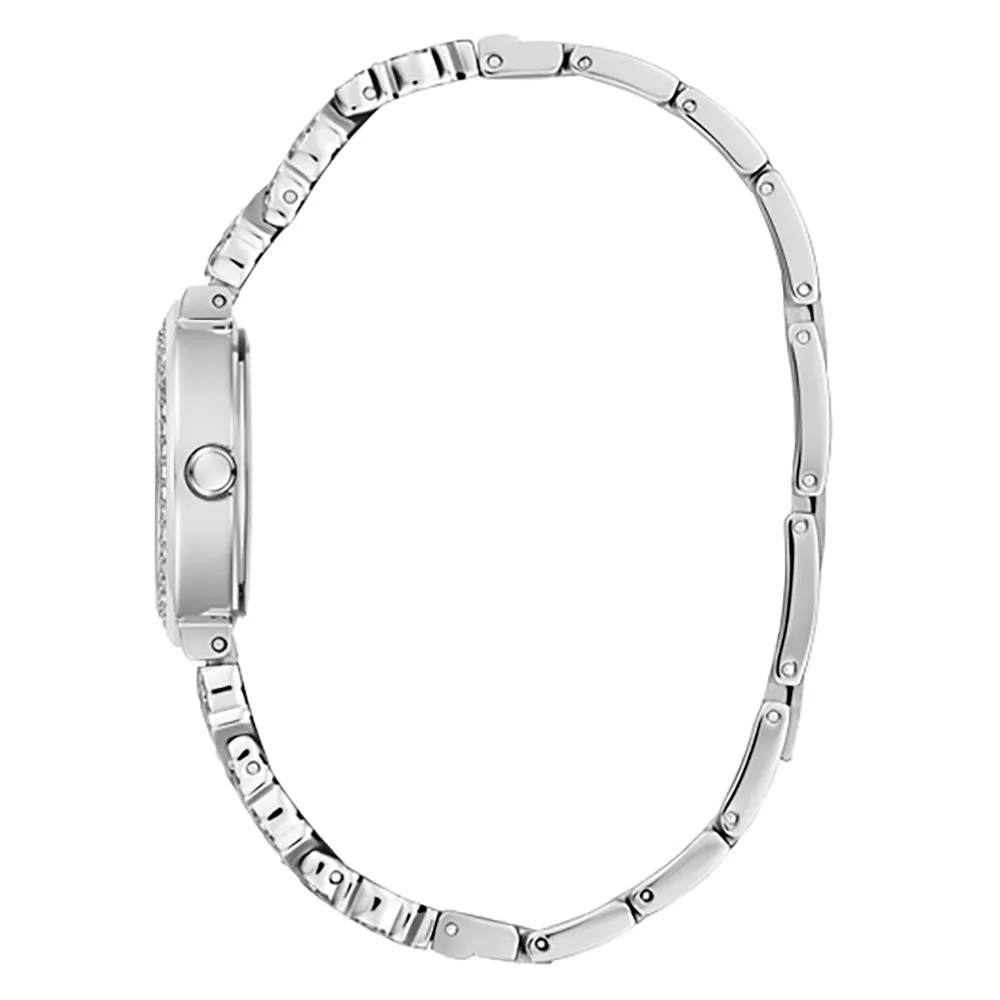 Guess Women's Watch Silver Tone Case Quartz