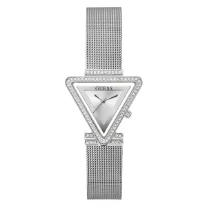 Guess Women's Watch Silver Tone Case Quartz