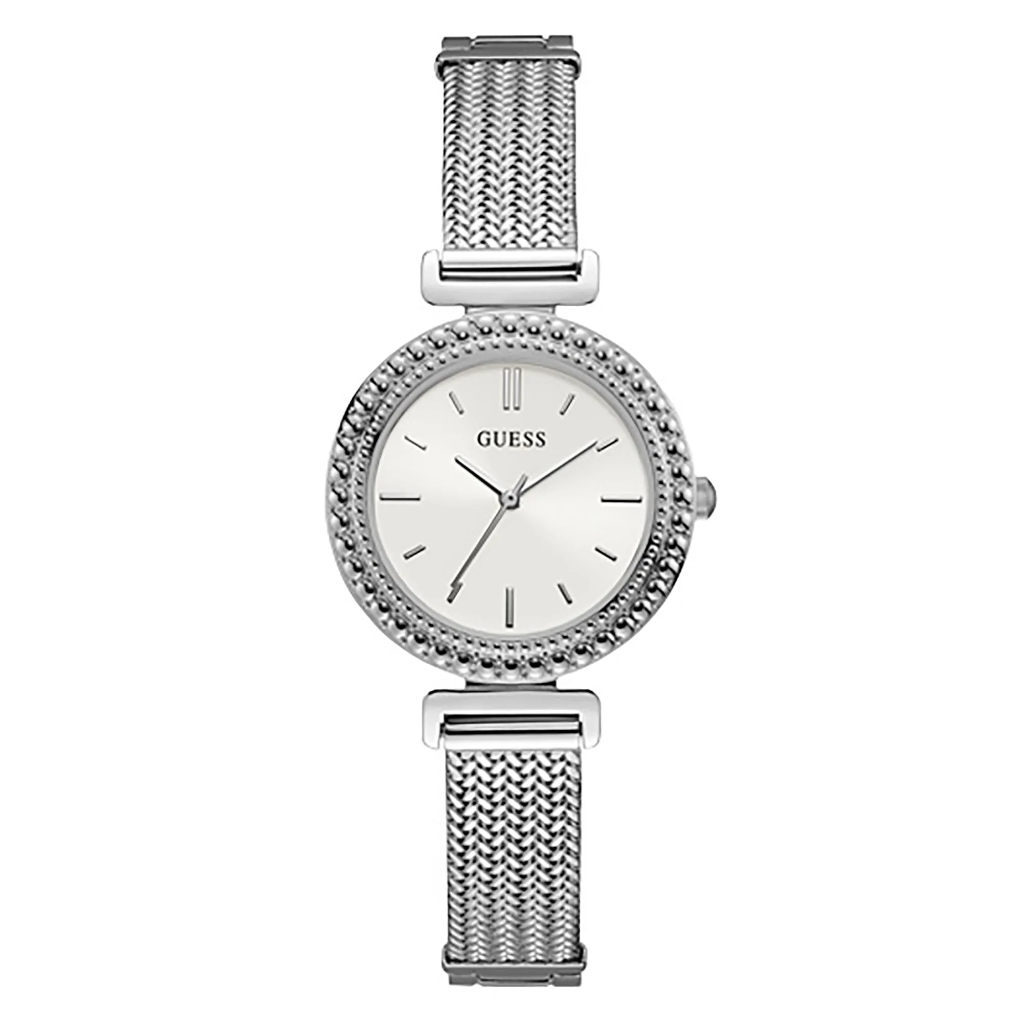 Guess Women's Watch Silver Tone Case Quartz