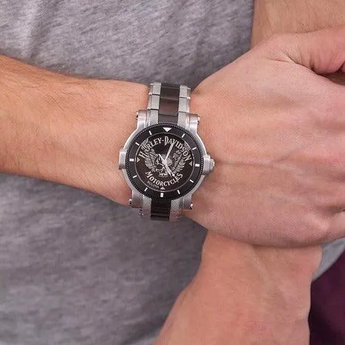Harley Davidson Medallion Men's Watch 78A109