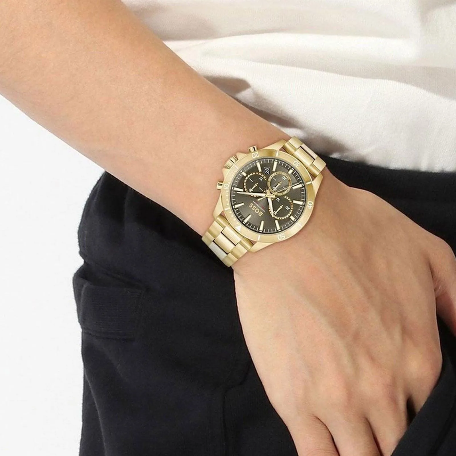 Hugo Boss Heren Horloge Quartz Men's Watch 1514059