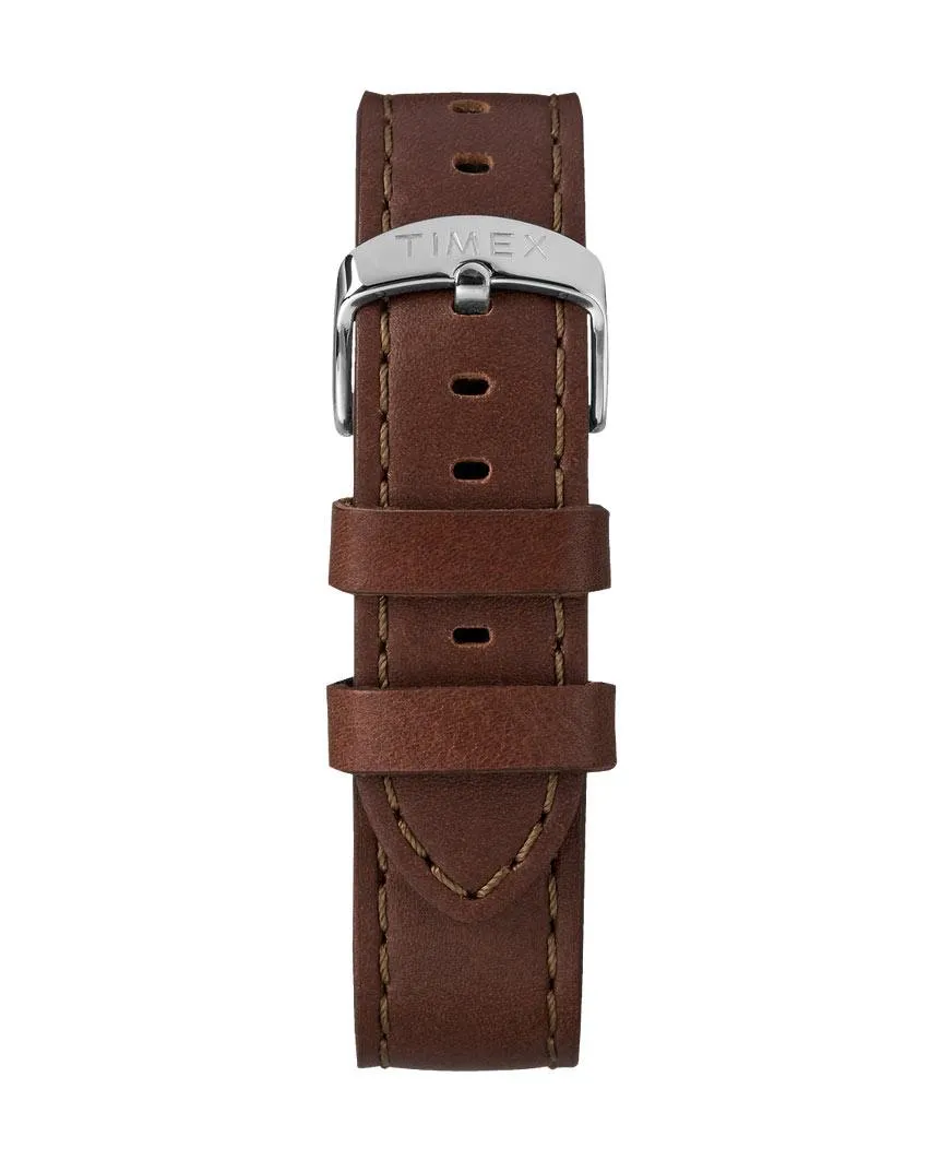 iQ  Move Metro 42mm Leather Strap Watch