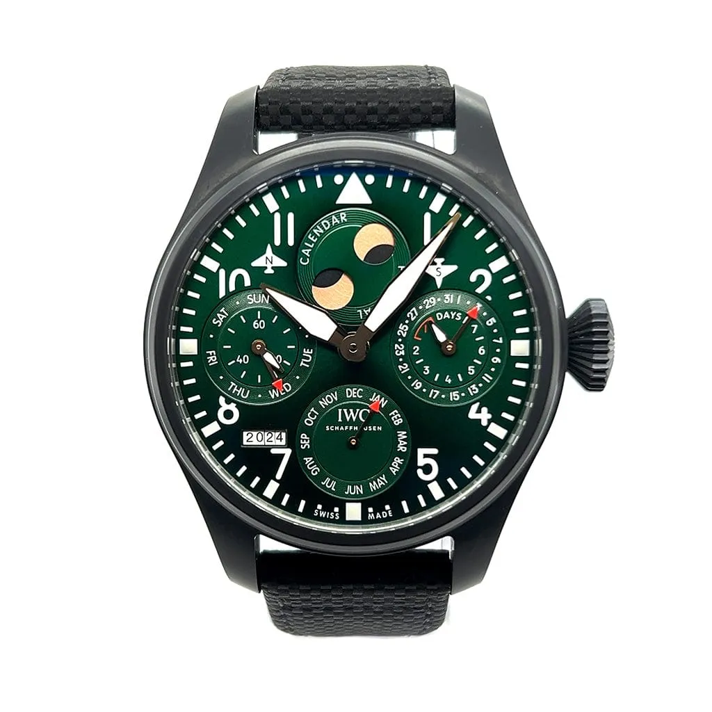 IWC Big Pilot’s Watch Perpetual Calendar Edition Racing Green IW503005 – Certified Pre-Owned