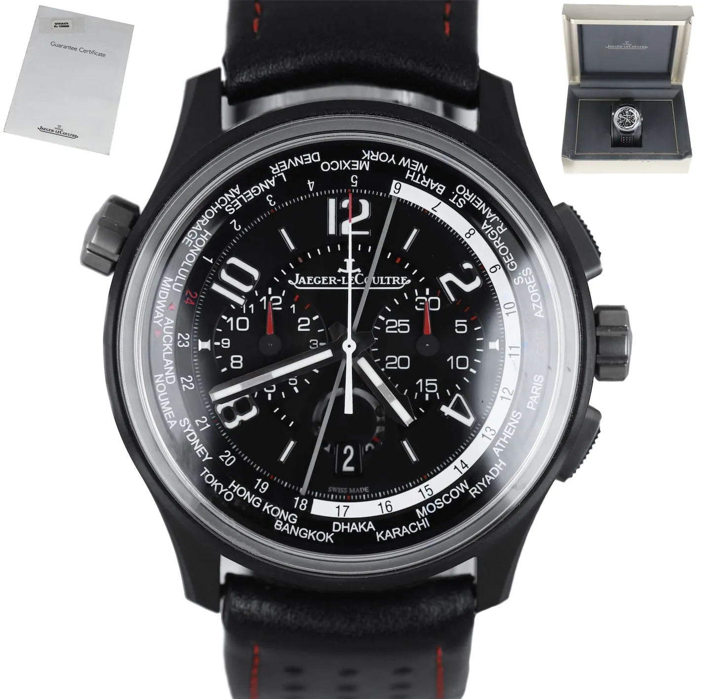 Jaeger LeCoultre JLC Aston Martin Amvox 5 Worldtime Cermet 193.A.C2 Q193A470