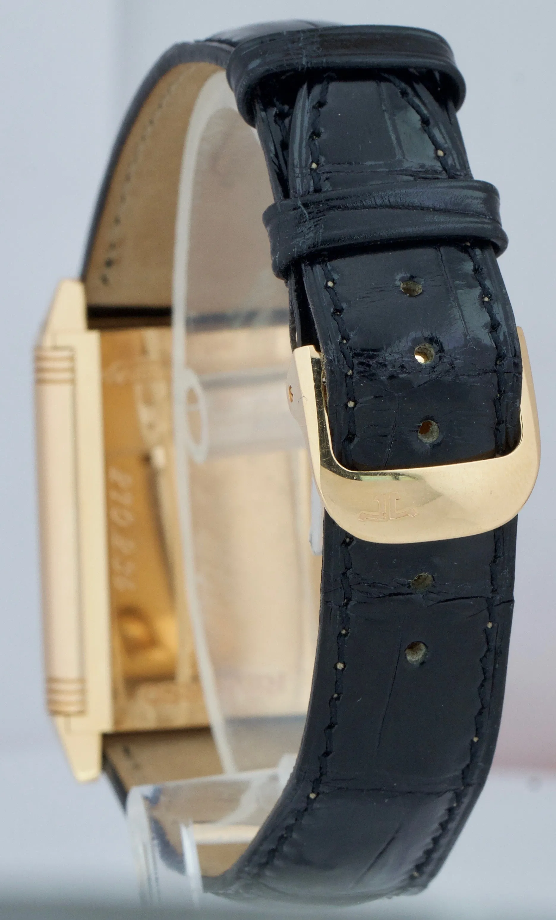 Jaeger LeCoultre Reverso Date 18k Rose Gold Mechanical Watch 270.2.36 FULL SET