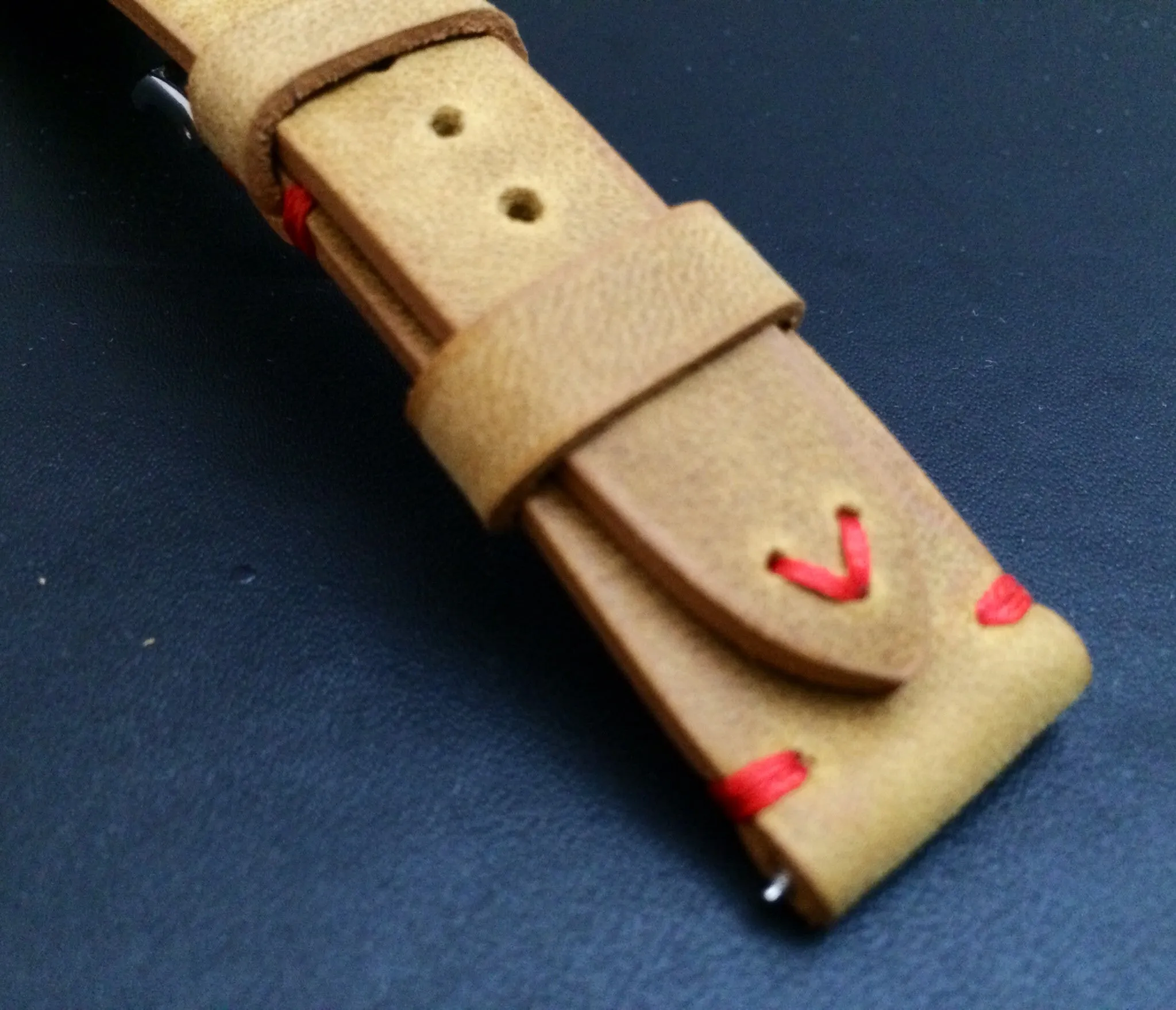 Leather Watch Strap, 20mm watch strap, 19mm watch band, Khaki Watch band for Rolex Watches