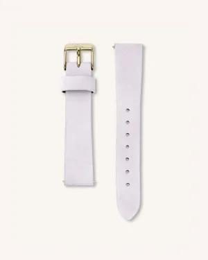Lilac Nubuck Gold Strap