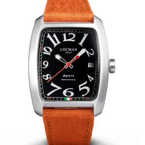 Locman Quartz and Stainless Steel Watch