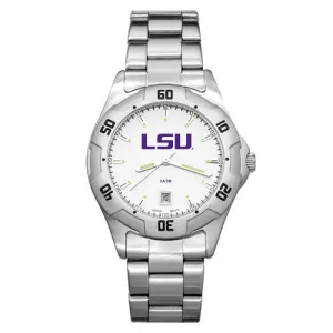 LOUISIANA STATE UNIV ALL-PRO MEN'S CHROME WATCH W/BRACELET