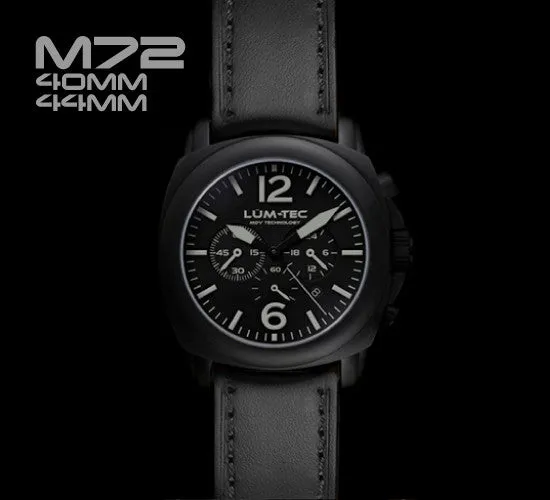 LUM-TEC M72-S (40mm) and M72 (44mm) Watch