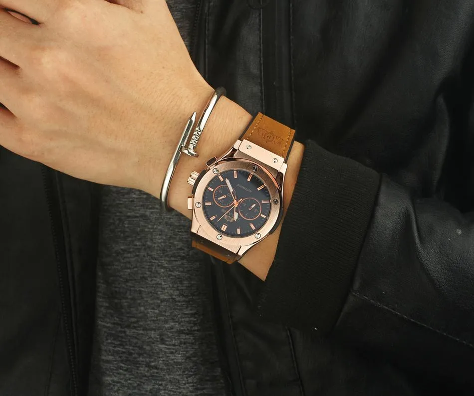 Luxury Automatic Sports Watch - Rubber Strap