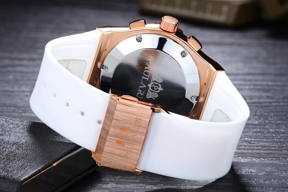 Luxury Automatic Sports Watch - Rubber Strap