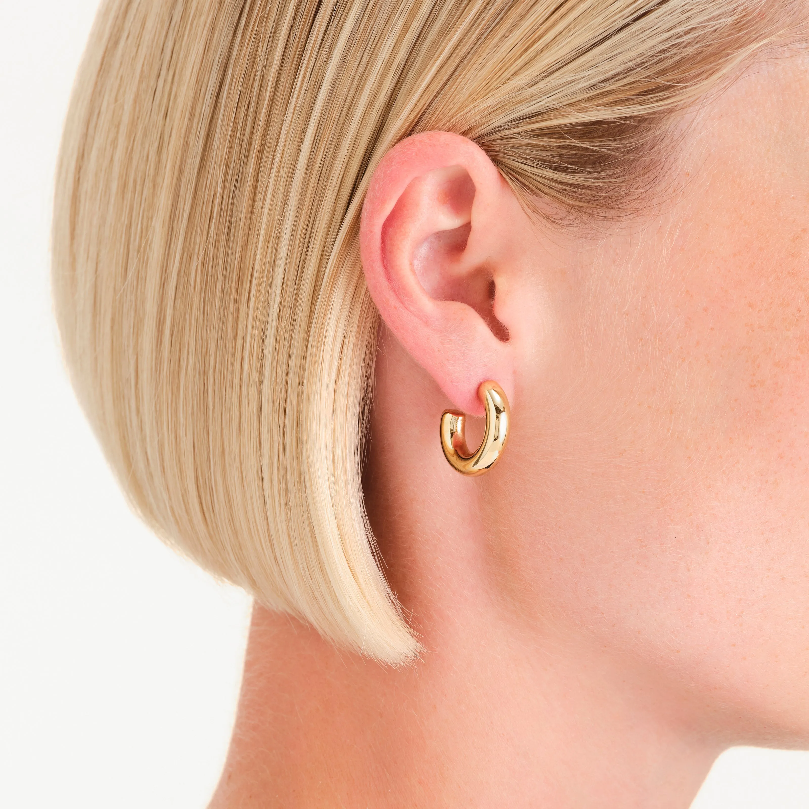 Medium Thick Hoops