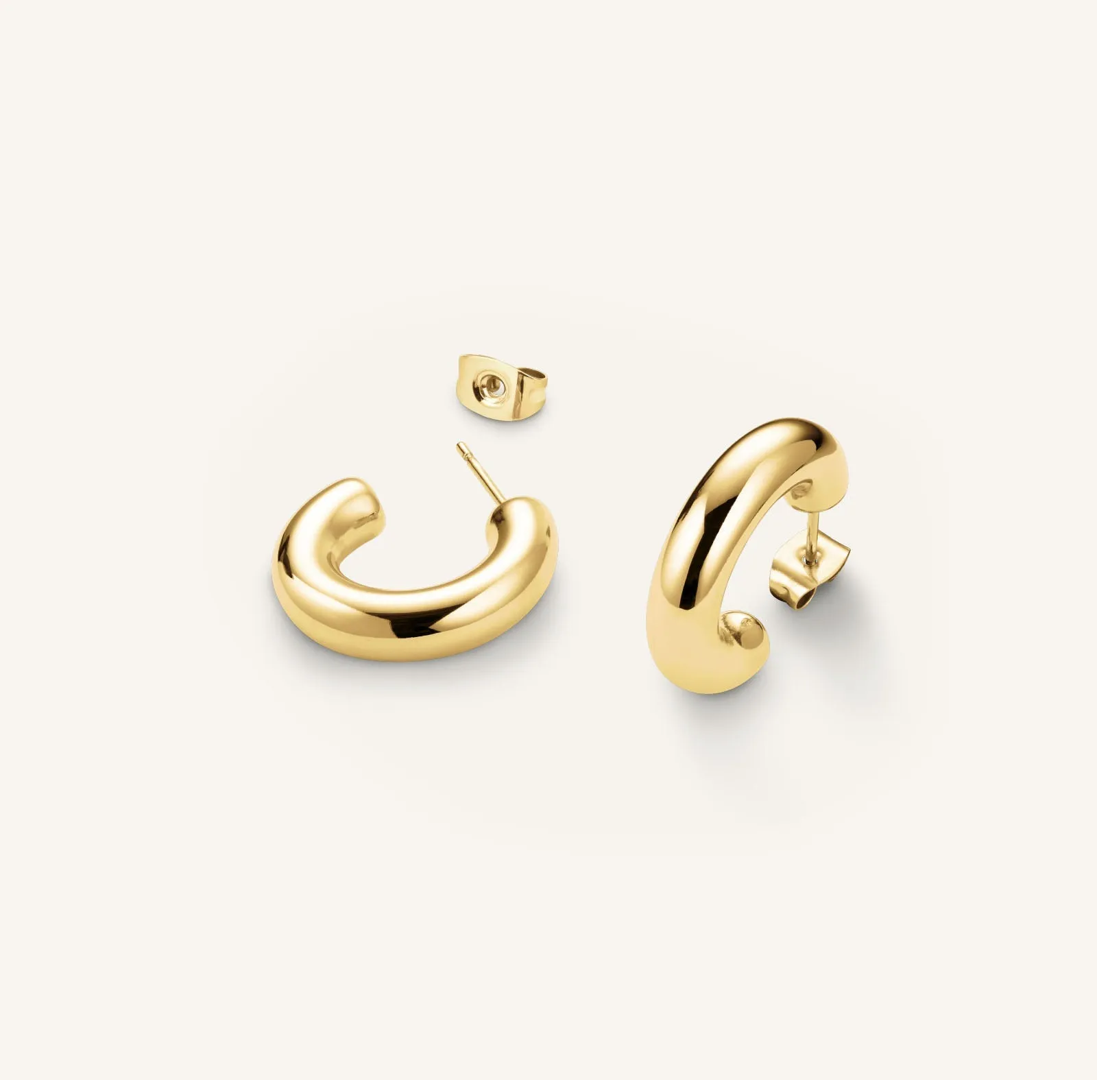 Medium Thick Hoops