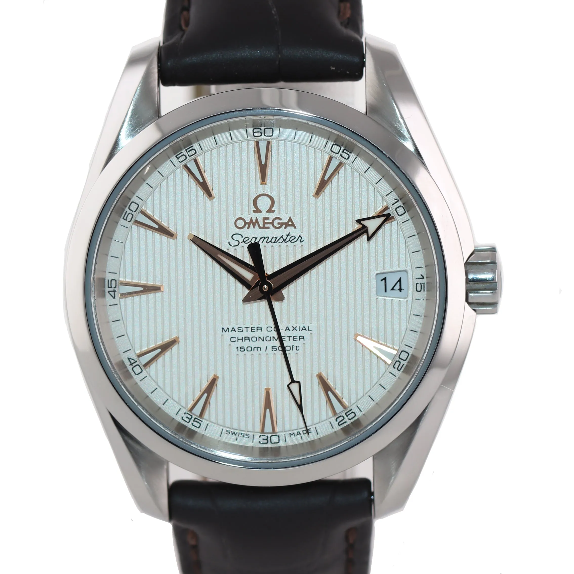 MINT 2019 Omega Seamaster Aqua Terra 150M 231.13.39.21.02.003 Steel Date Watch