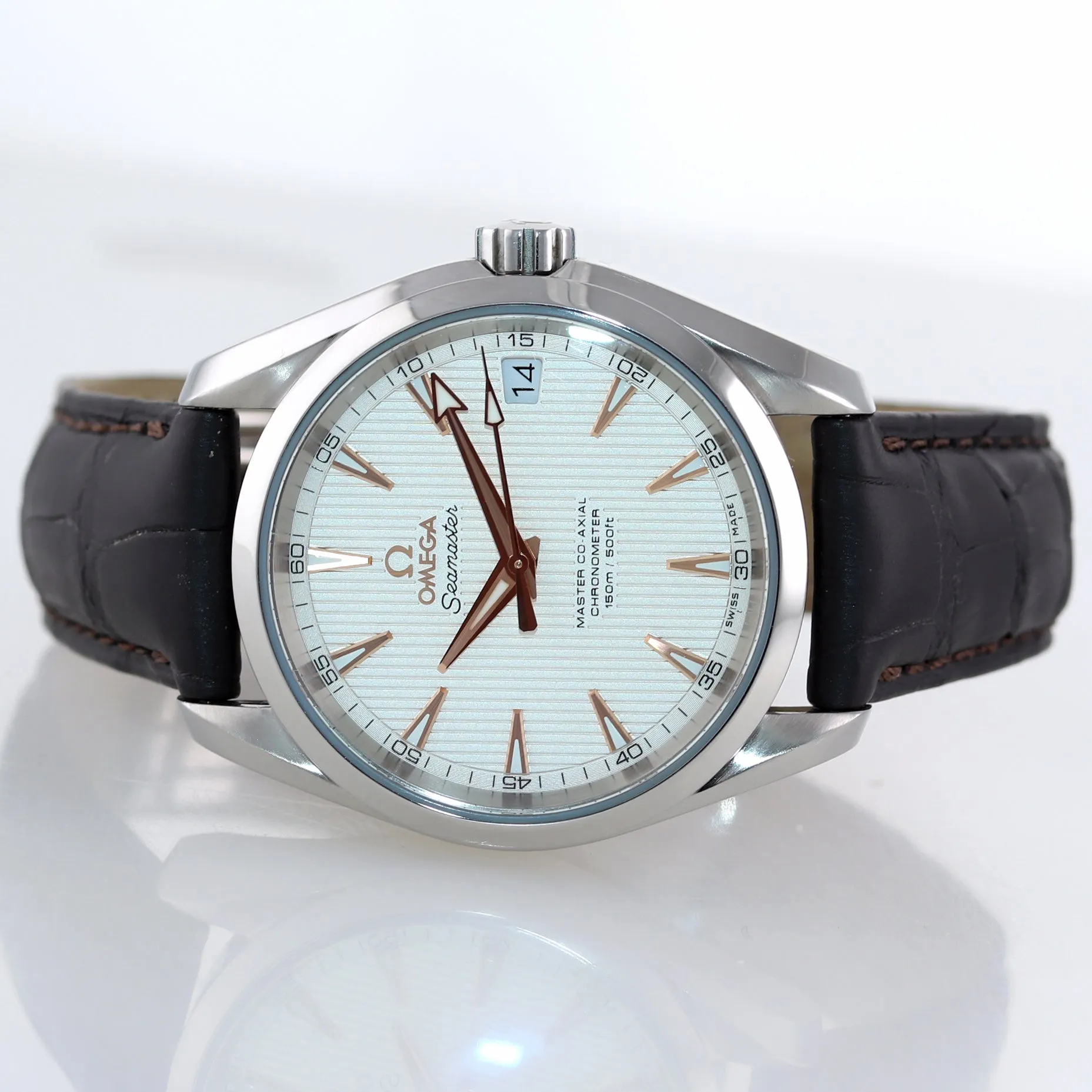 MINT 2019 Omega Seamaster Aqua Terra 150M 231.13.39.21.02.003 Steel Date Watch
