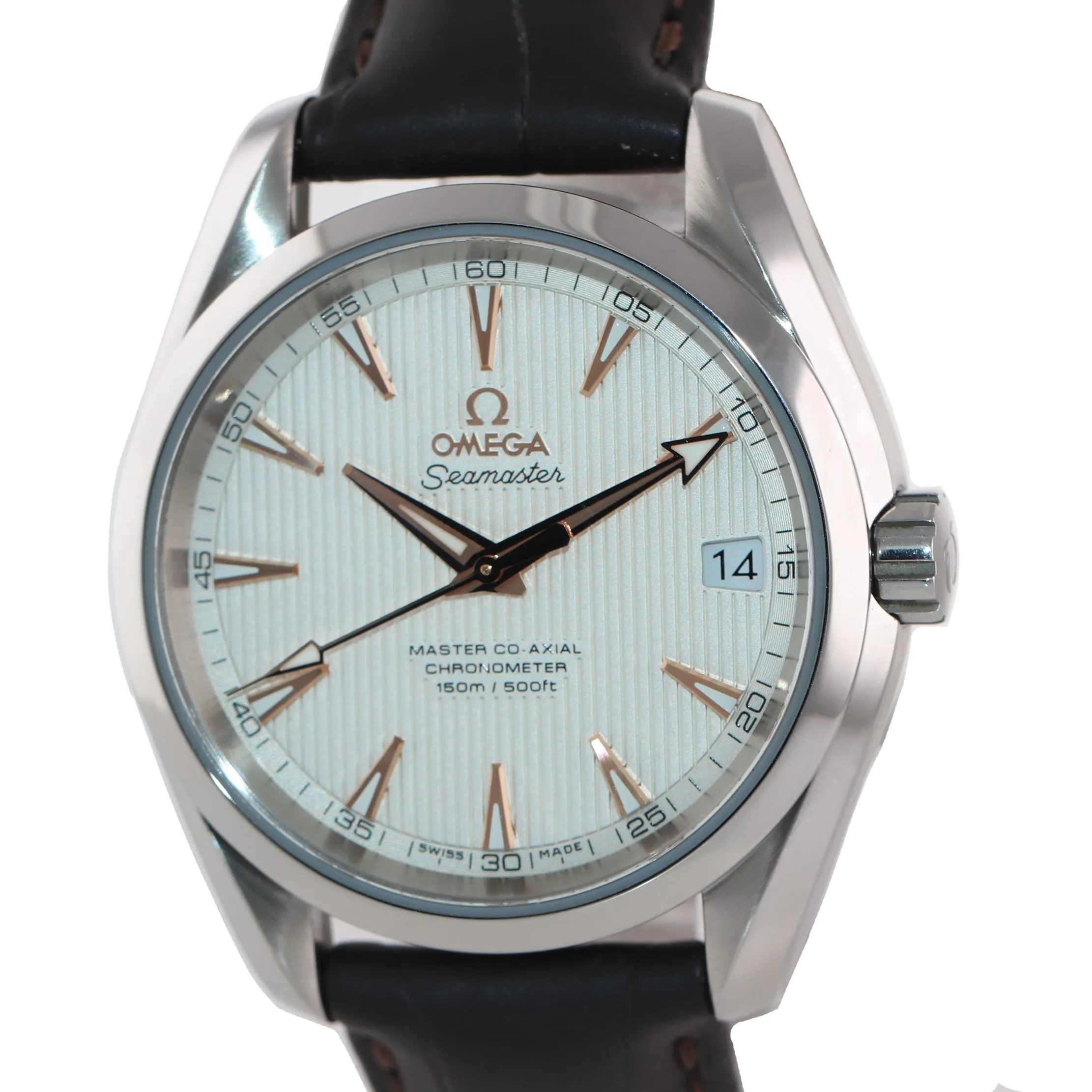MINT 2019 Omega Seamaster Aqua Terra 150M 231.13.39.21.02.003 Steel Date Watch