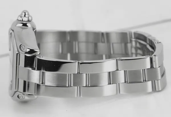 MINT Cartier Roadster XL GMT W62032X6 Silver Roman Automatic Steel Watch 2722