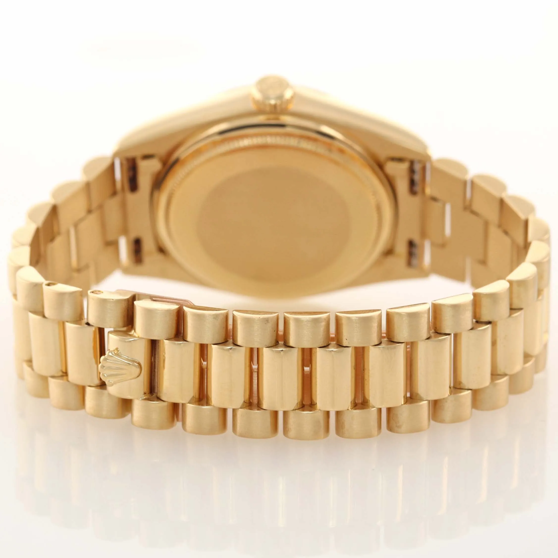 MINT DIAMOND Rolex Day-Date President 18038 18k Yellow Gold Dial Watch
