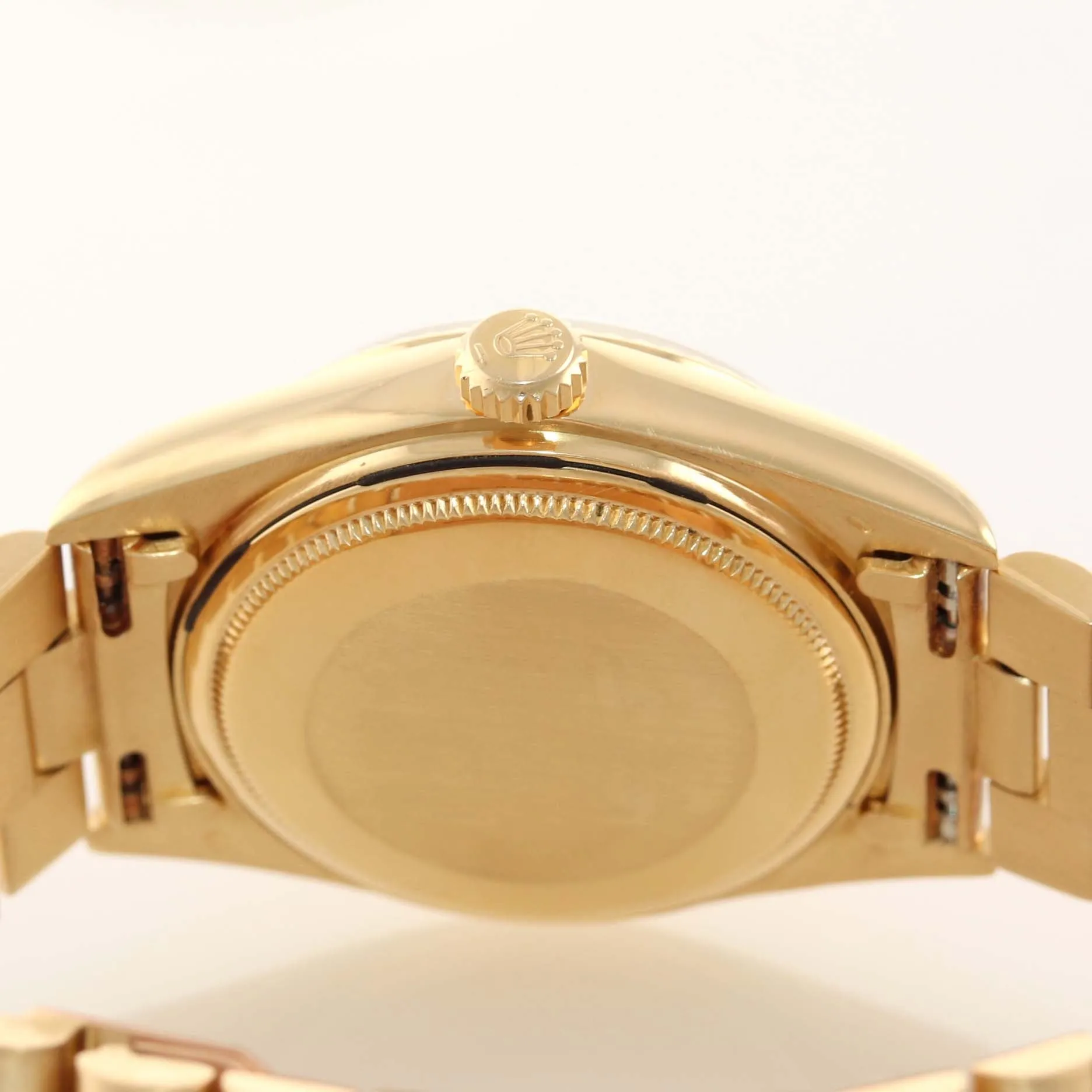 MINT DIAMOND Rolex Day-Date President 18038 18k Yellow Gold Dial Watch