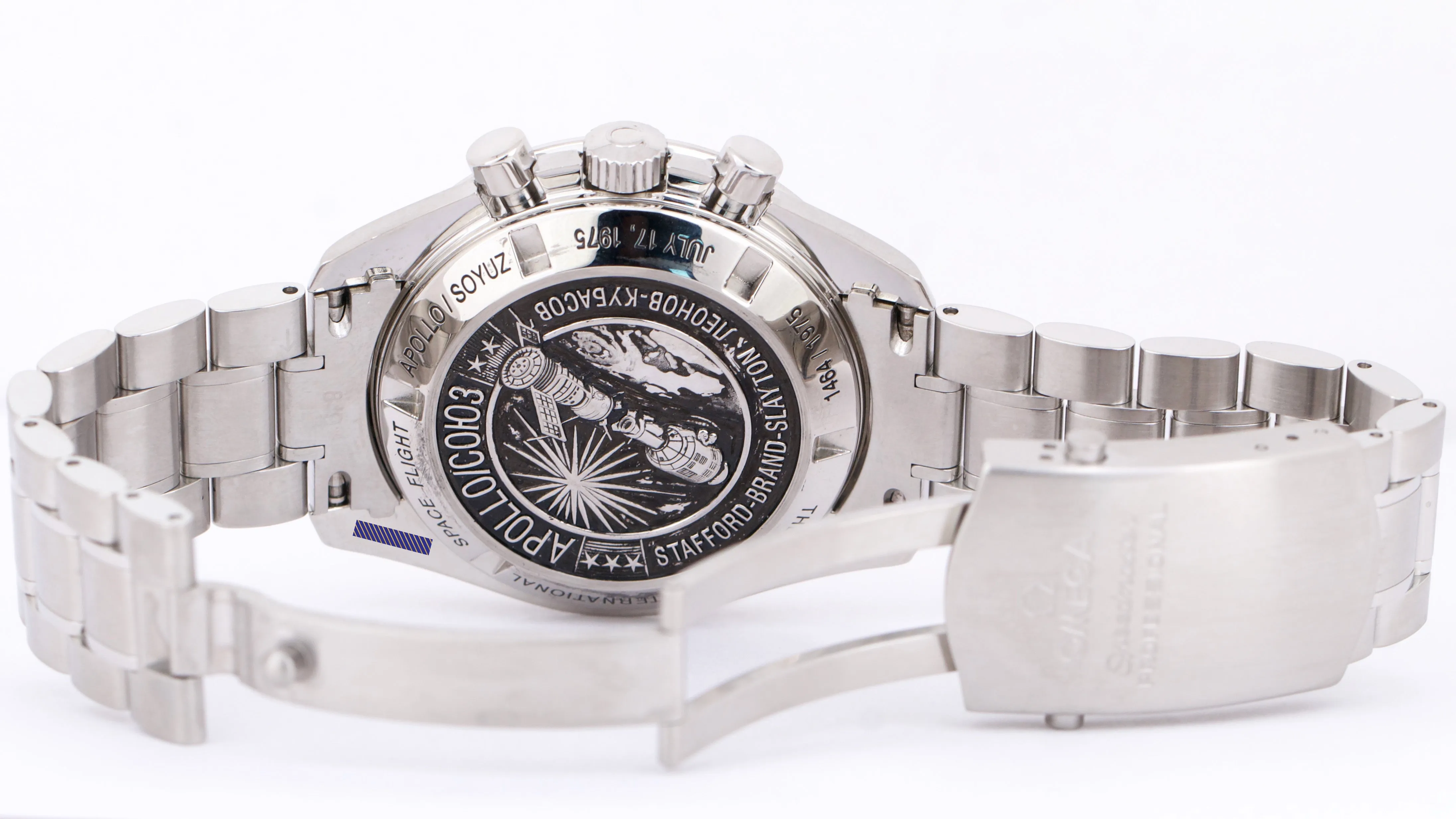 MINT Omega Speedmaster Moonwatch Apollo Soyuz METEORITE 42mm 311.30.42.30.99.001