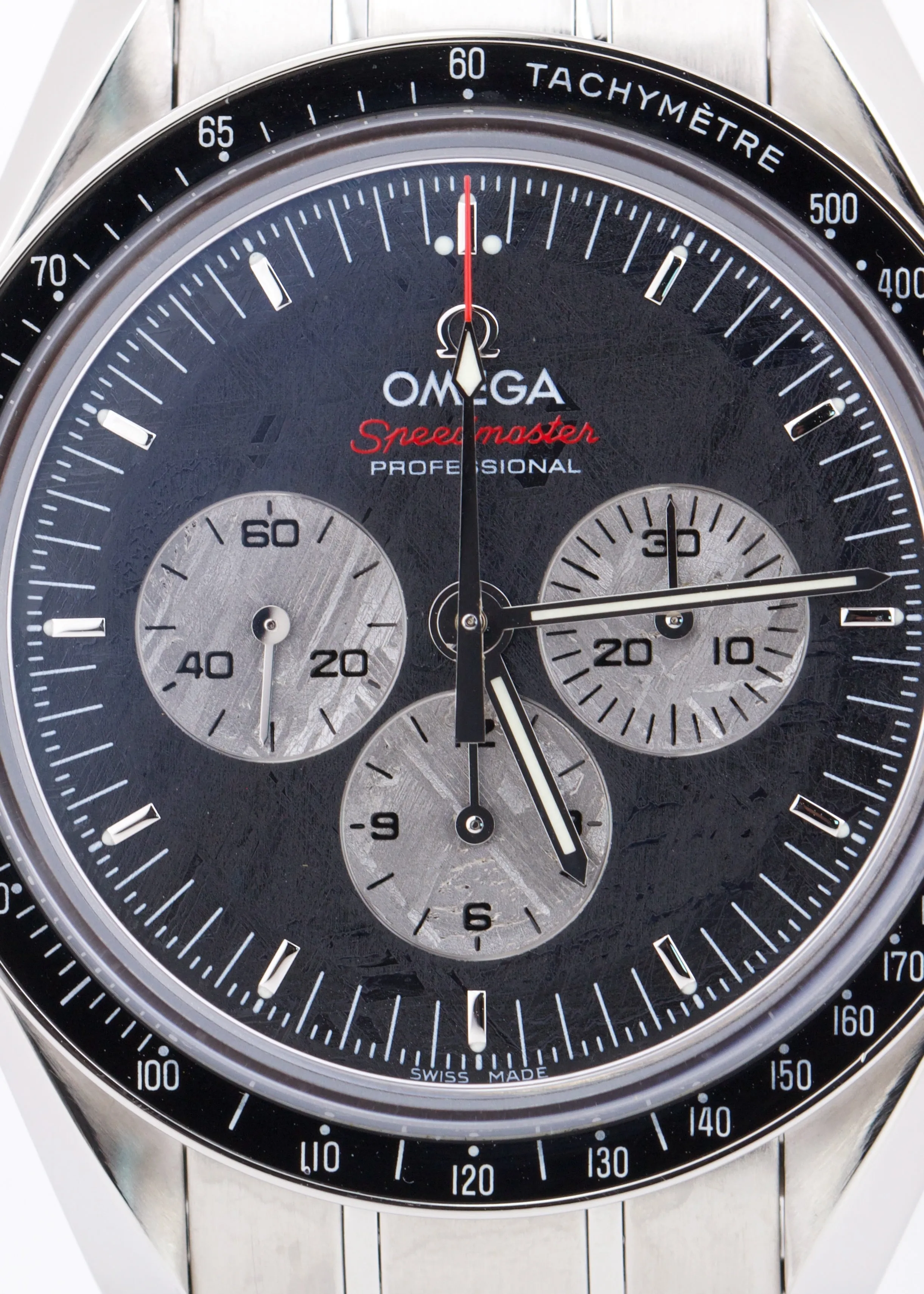 MINT Omega Speedmaster Moonwatch Apollo Soyuz METEORITE 42mm 311.30.42.30.99.001