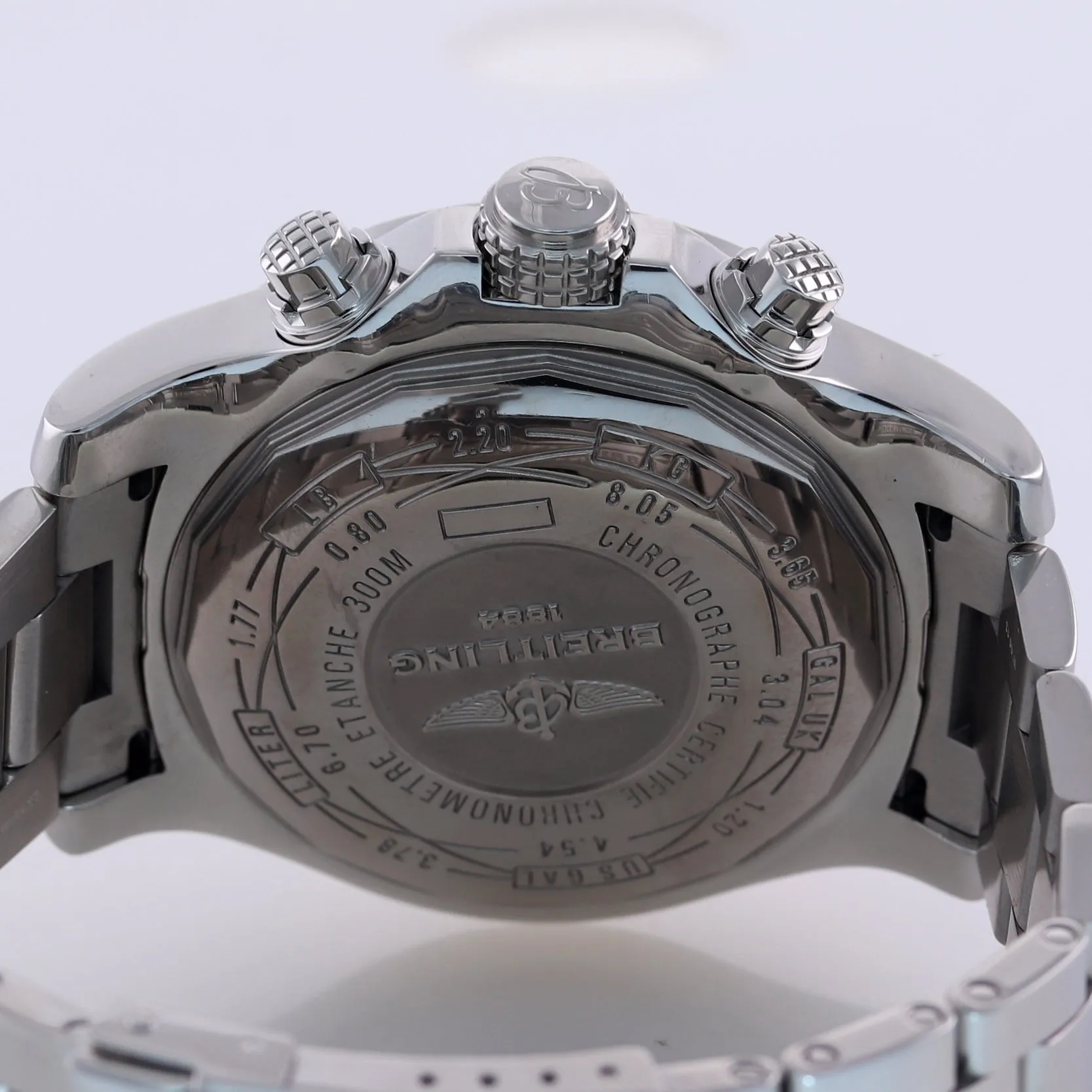 MINT PAPERS Breitling Super Avenger II Chronograph Cream Steel A13370 48mm Watch