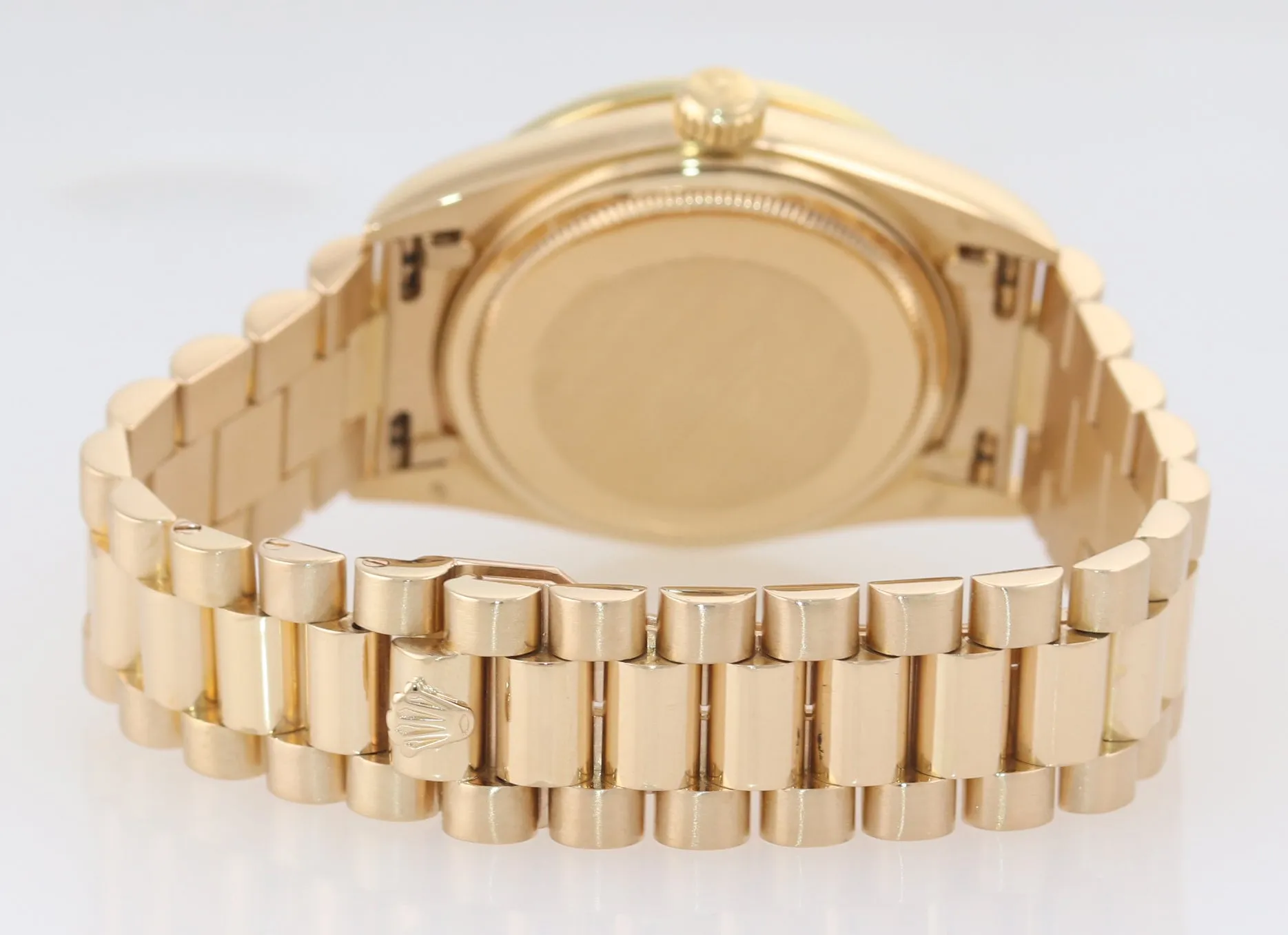 MINT Rolex DateJust 36mm 16018 18K Yellow Gold MOP Diamond President Watch