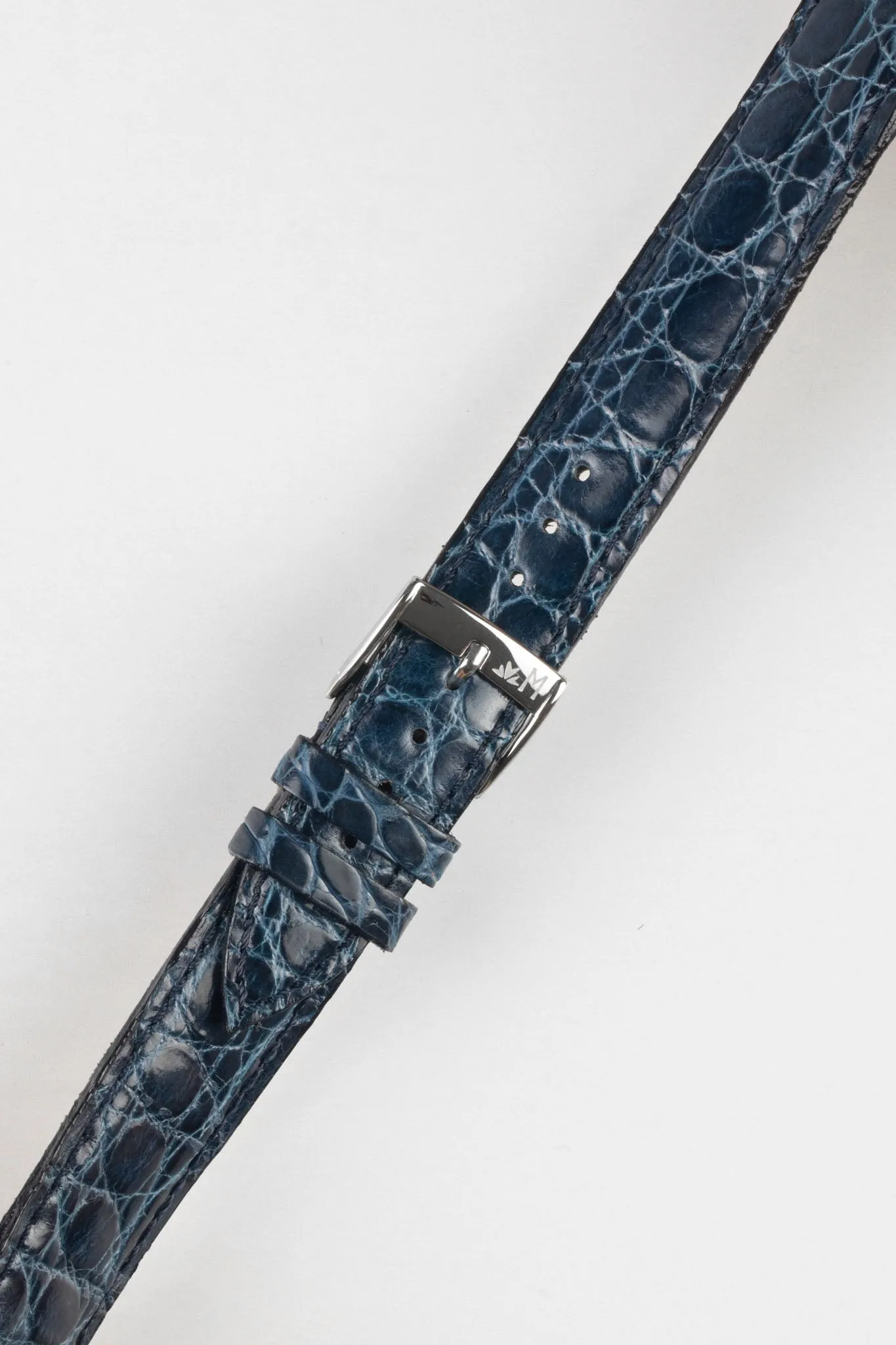 Morellato TRACY Genuine Crocodile Watch Strap in NAVY BLUE